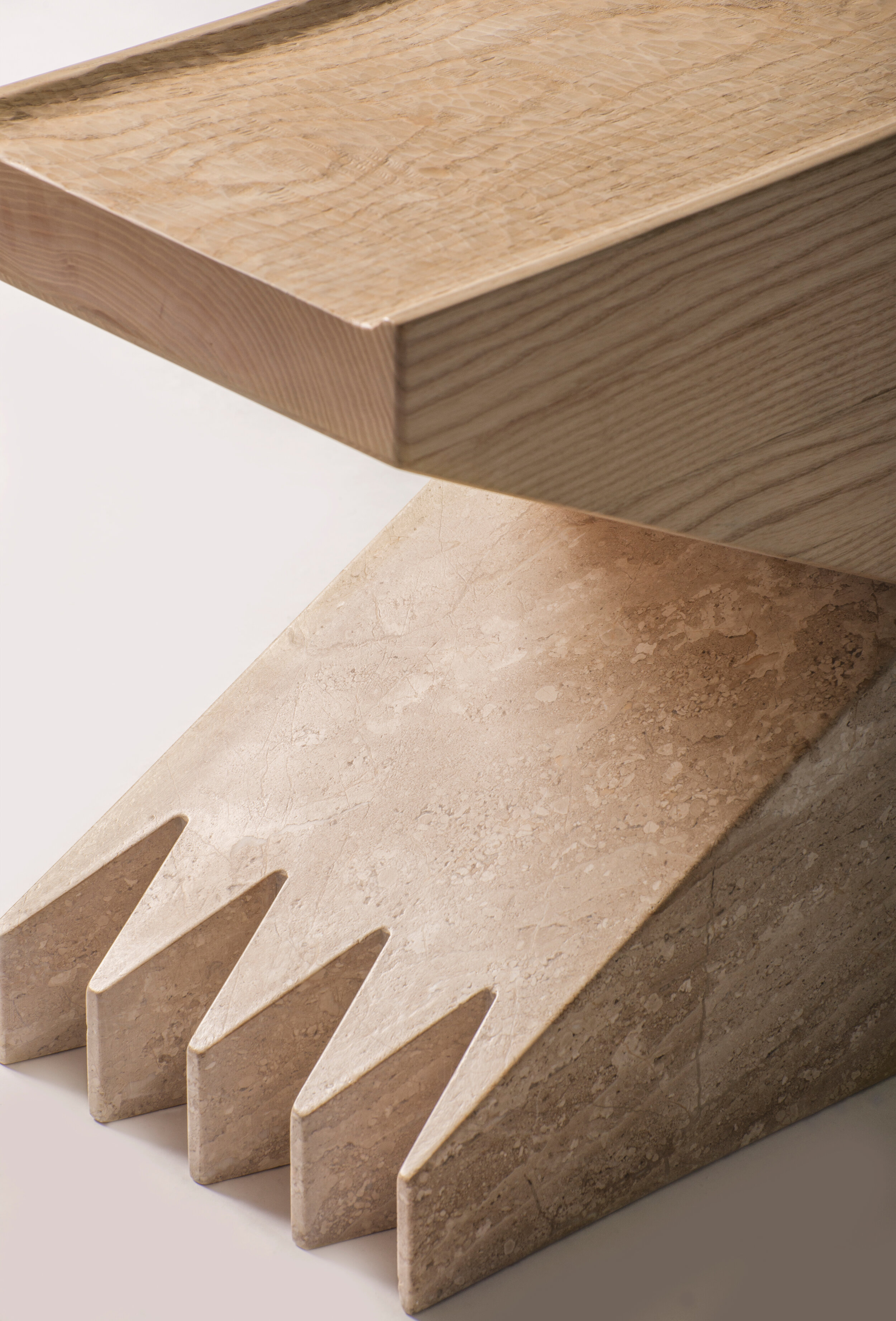 Mannu Side Table, designed by Ambroise Maggiar, made by Karmine Piras & CP Basalti_close up.jpg