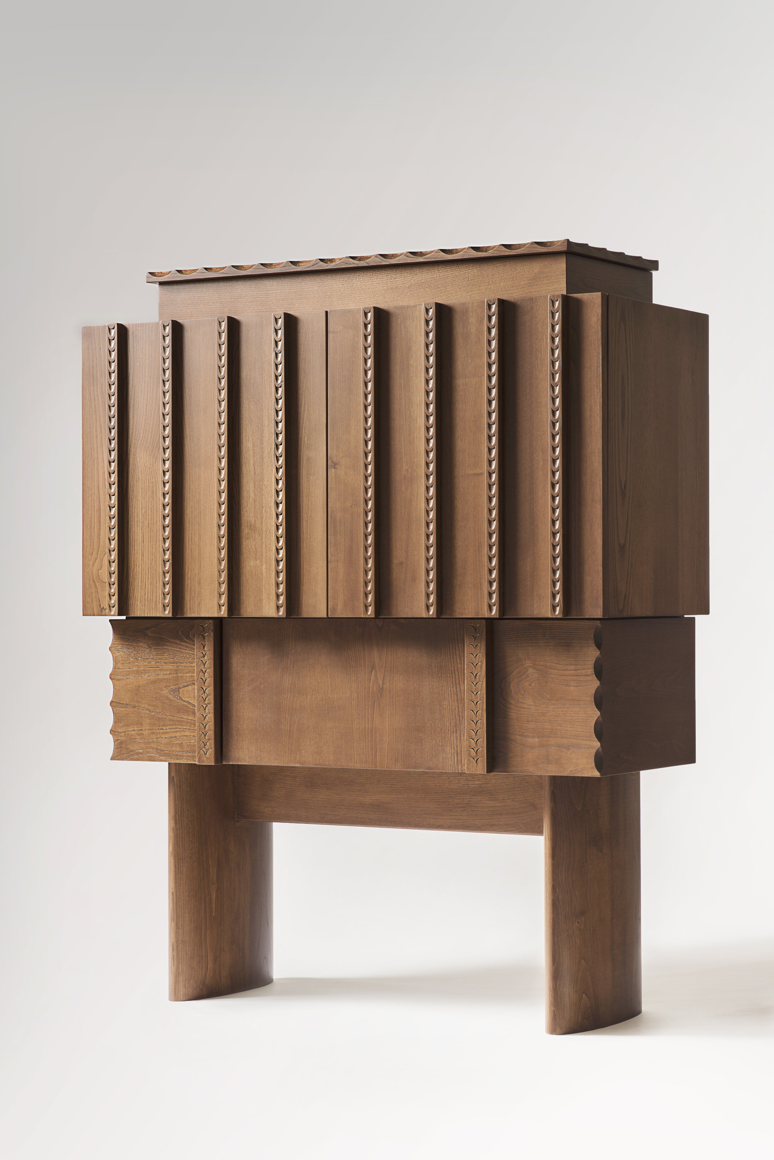 Ancas Sideboard, designed by Chiara Andreatti, made by Pierpaolo Mandis for Pretziada_diagonal.jpg