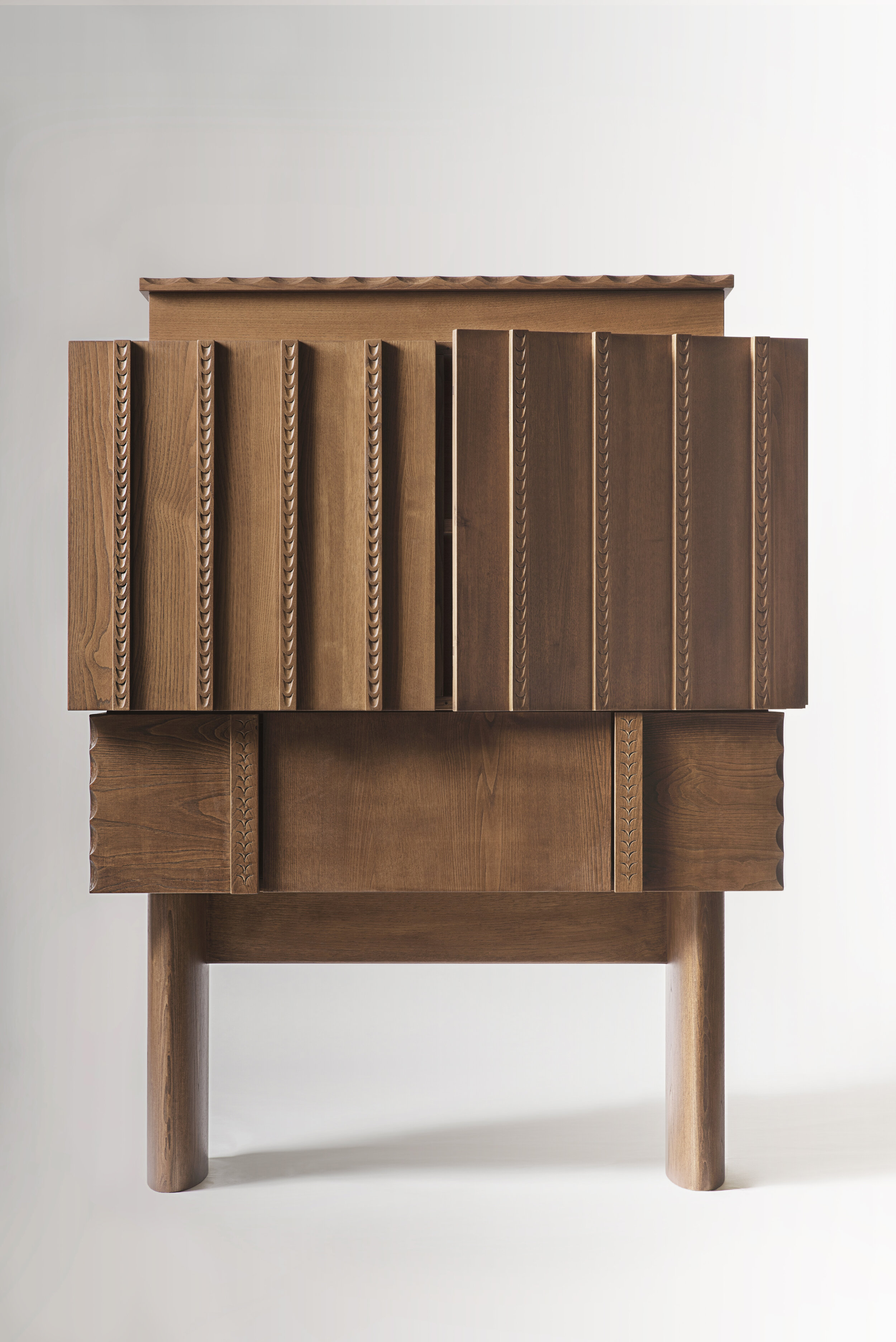 Ancas Sideboard, designed by Chiara Andreatti, made by Pierpaolo Mandis for Pretziada_door open.jpg