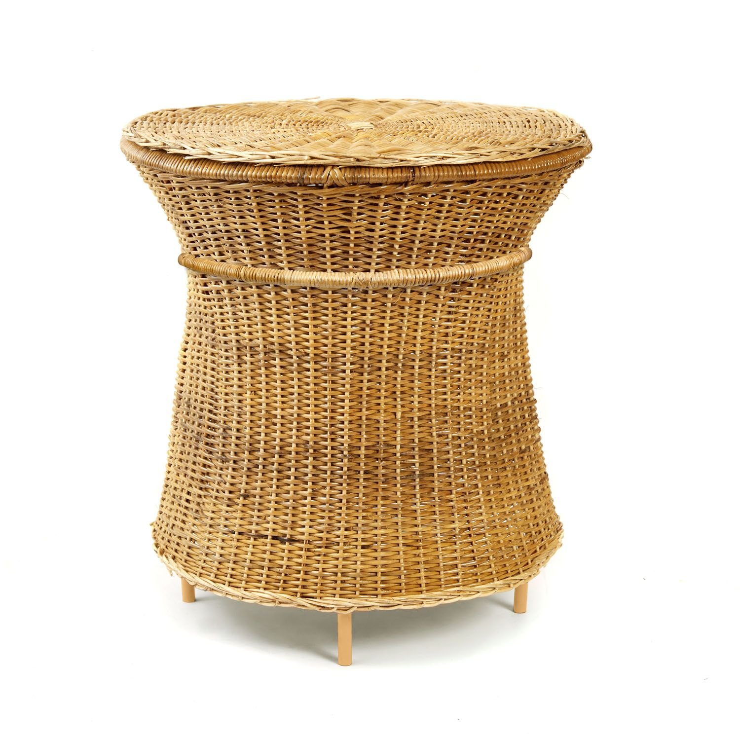 Caribe Natural Tall Side Table