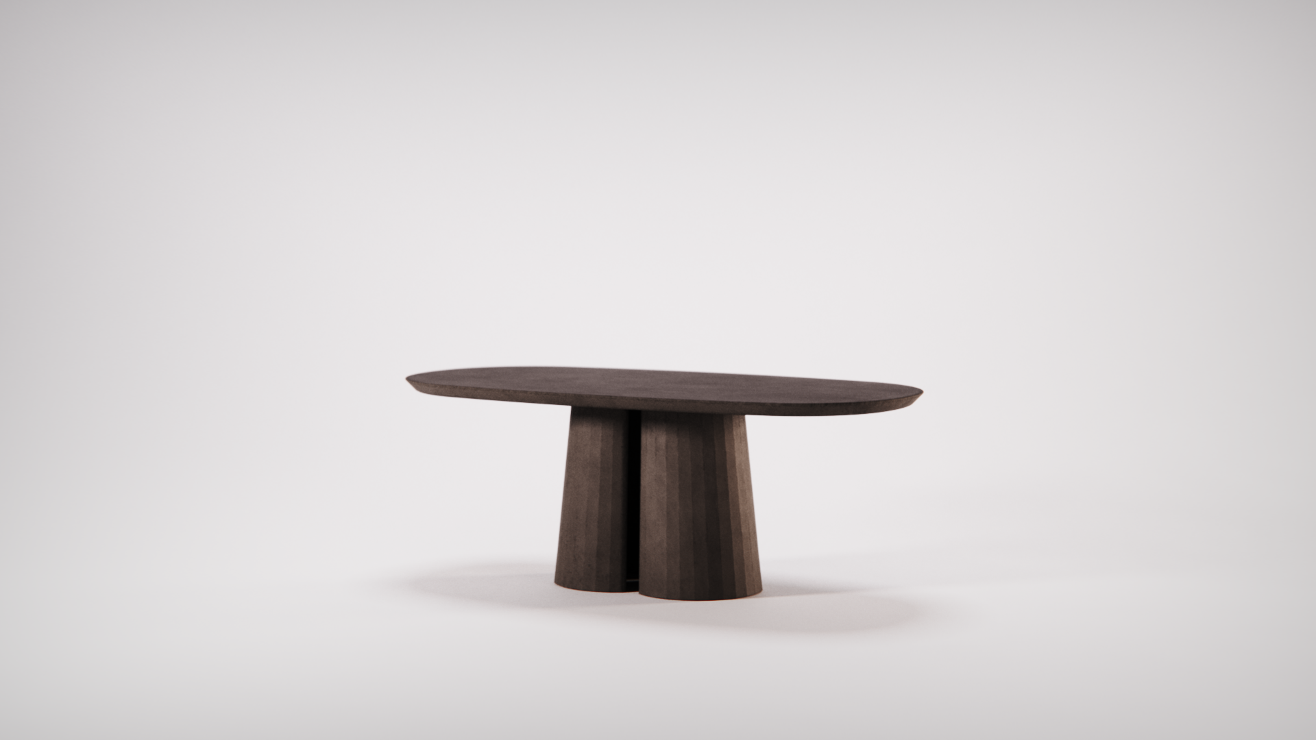 Fusto Oval Coffee Table II designed by Marialaura Rossiello Studio Irvine 100x50x38 Dark Chocolate (2).png