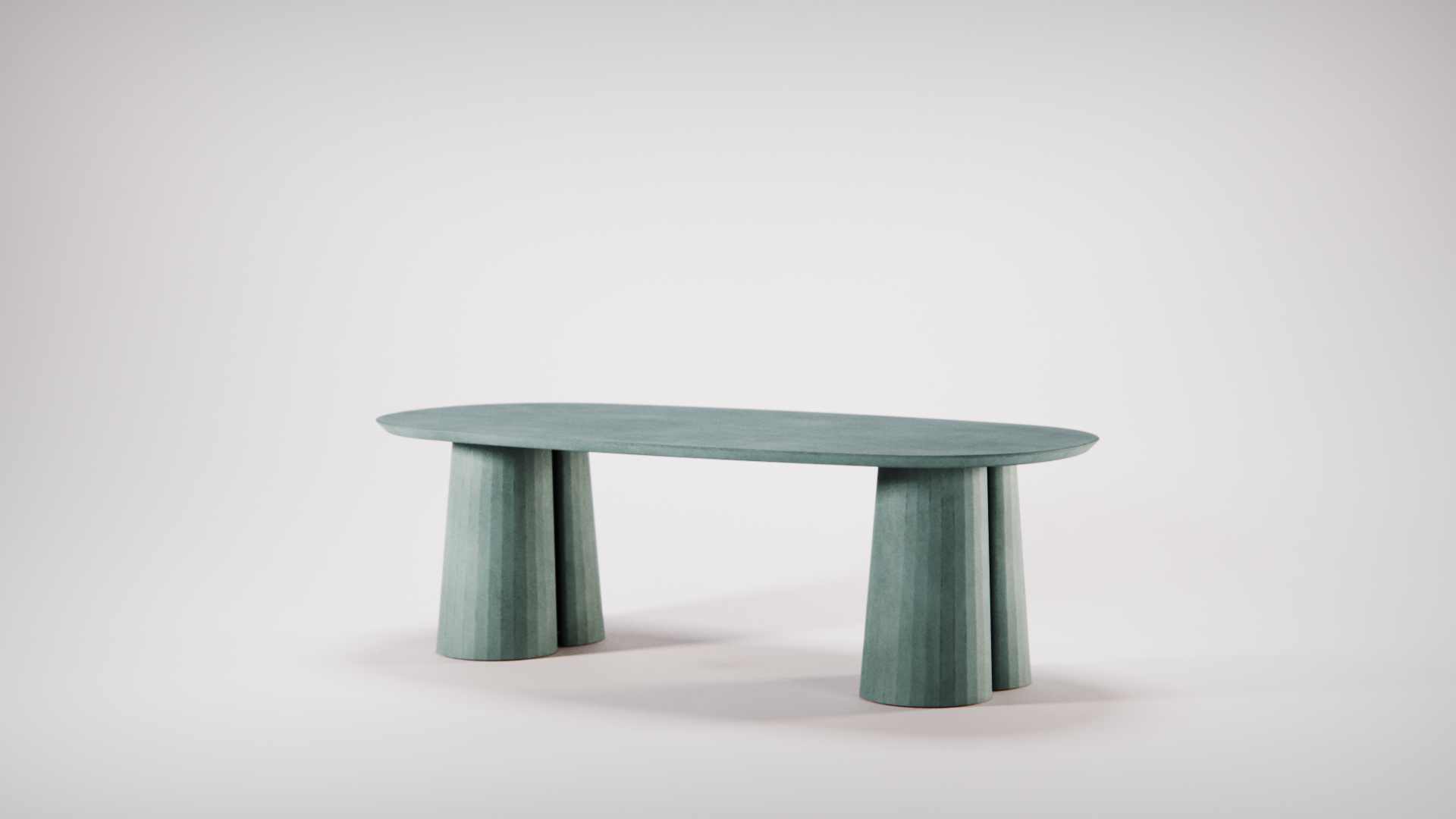 Fusto Oval Coffee Table III designed by Marialaura Rossiello Studio Irvine 150x75x48 Ultramarine (2).png