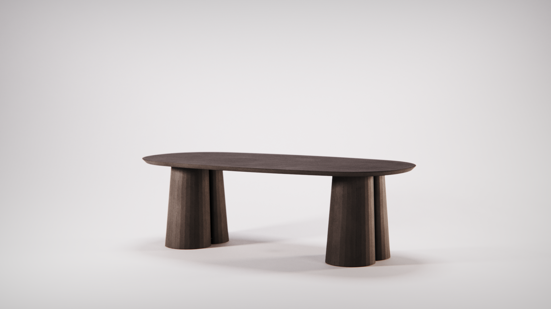 Fusto Oval Coffee Table III designed by Marialaura Rossiello Studio Irvine 150x75x48 .png