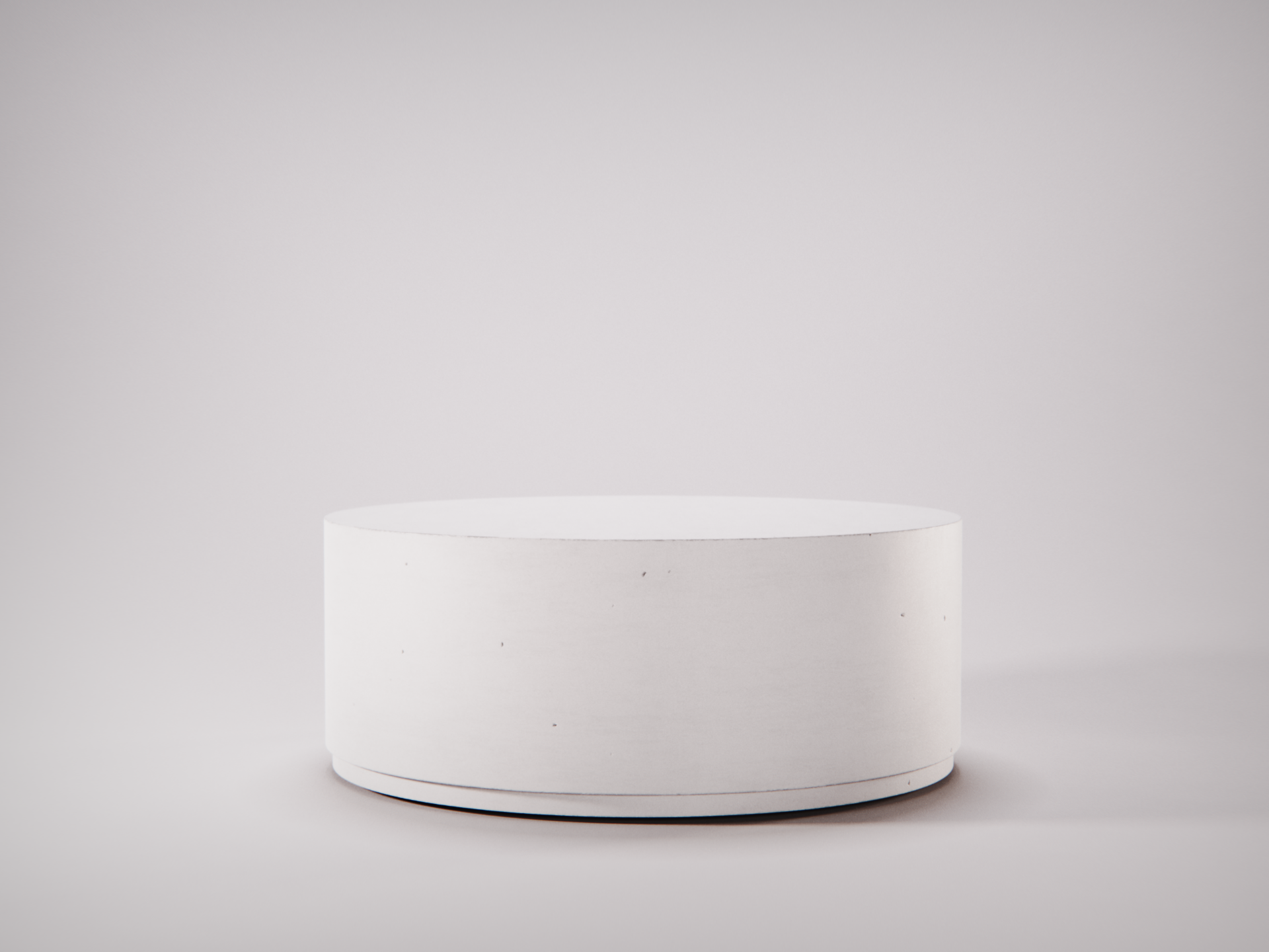 Puck coffee table - designed by Gabriele De Chirico in White colour.png