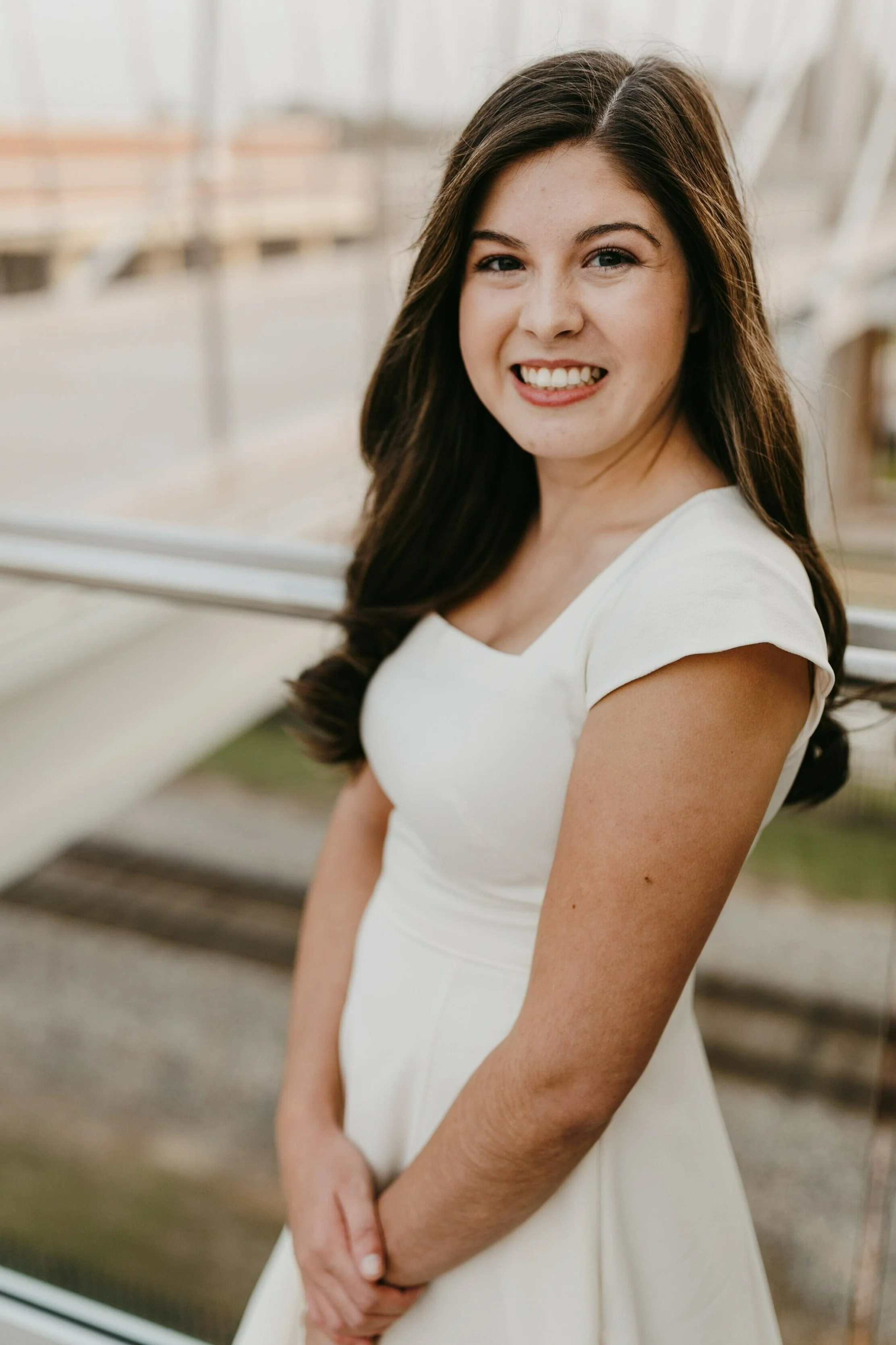 Hailey headshot for wedding invitations