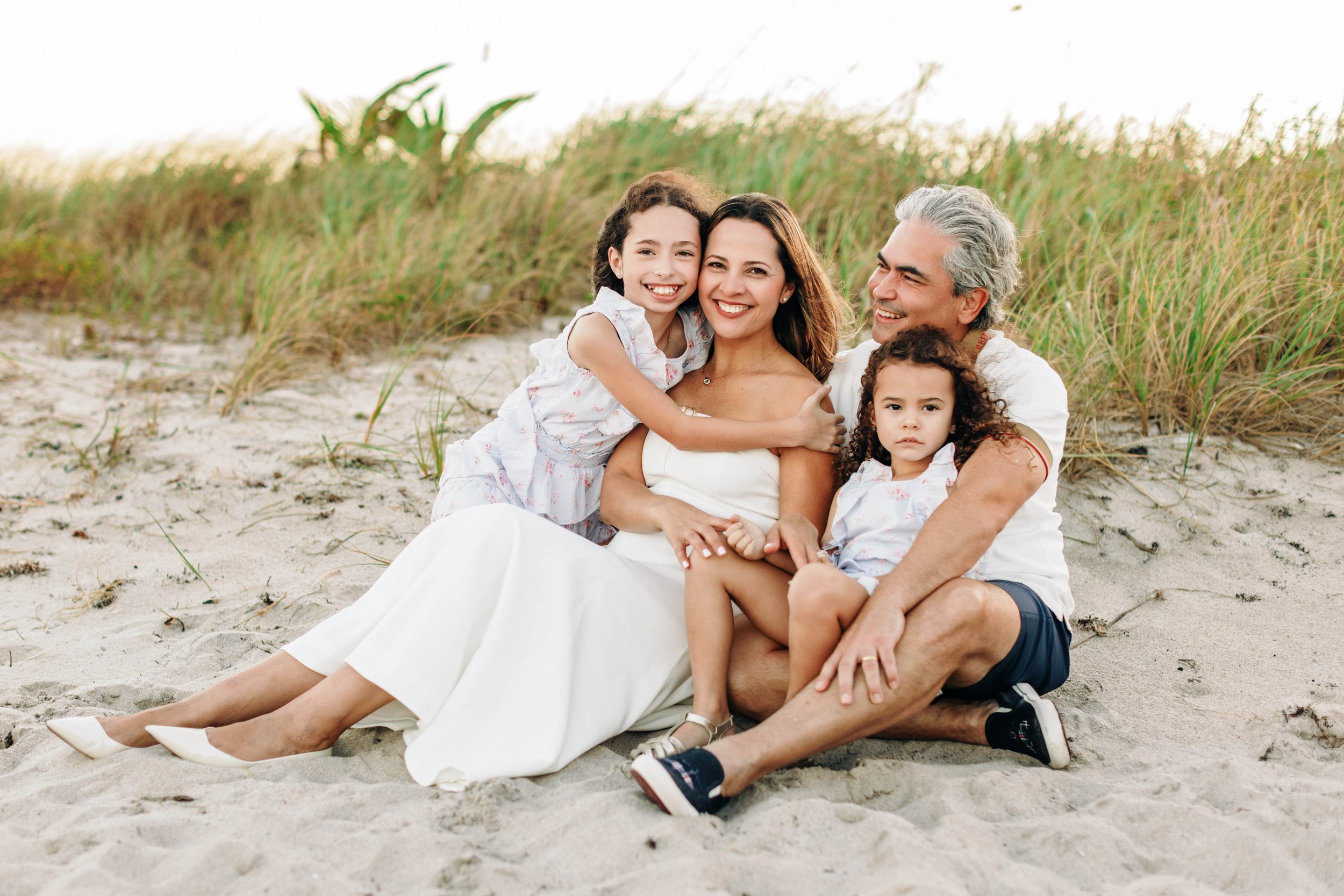 Beach family photography session in Delray Beach
