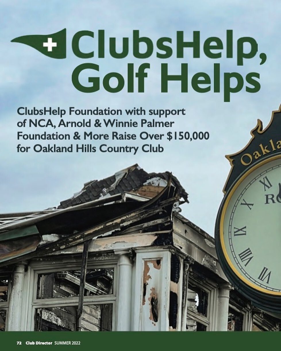 &ldquo;This effort is a tremendous example of what can happen when the club industry comes together and lends support in times of need, which is ClubsHelp&rsquo;s mission.&rdquo; 

Read more about this incredible industry-driven accomplishment lead b