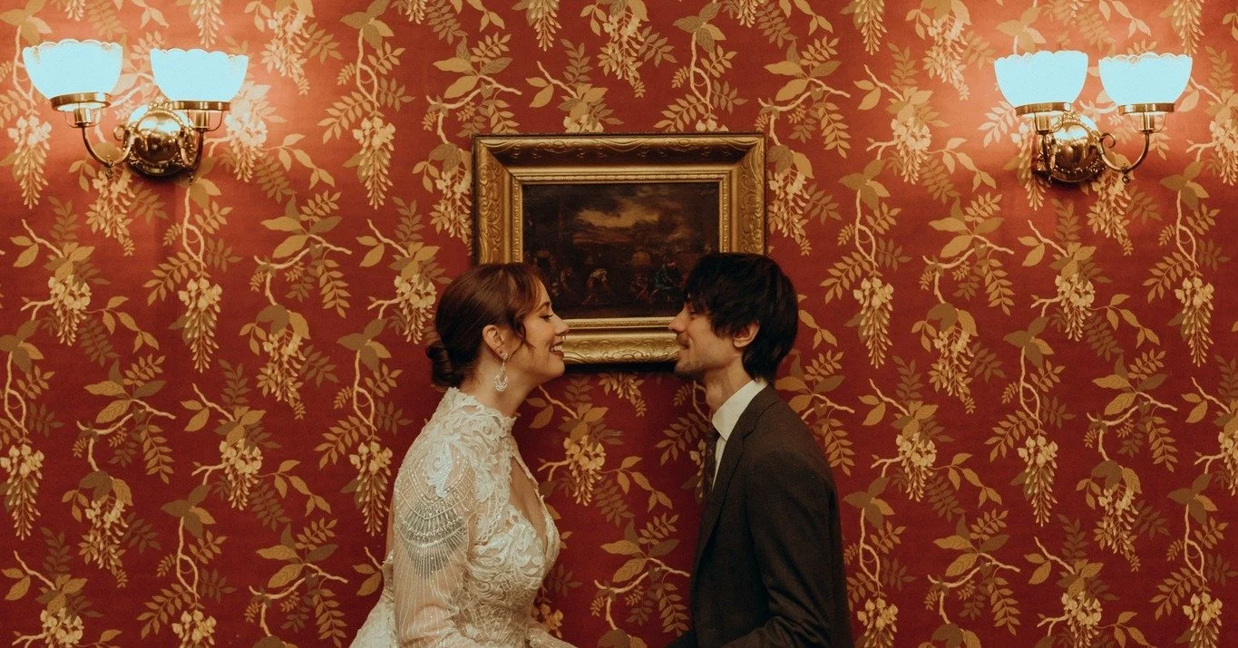 A little Wes Anderson moment! 🦊🤍

Photographer: @galleryguthrie 
Dress: @underthearborbridal 
.
.
.
#delandhouse #interiordesign #eventspace #wedding #upstateny #fairportny #rochester #thisisroc #flowercity #nyweddingvenue #theknot #hospitality #ob