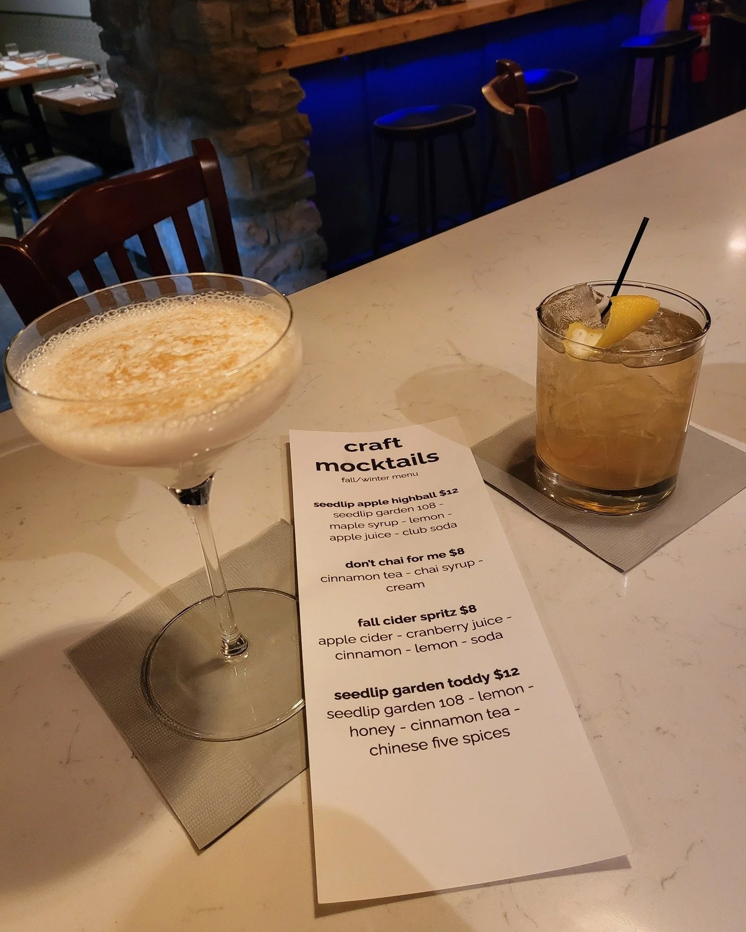 if you participate in dry january, we have plenty of mocktails for you here in main &amp; vine! looking for something specific? ask our bartenders and they can get you something delicious!
.
.
.
#mainandvine #rochester #thisisroc #fairportny #outdoor