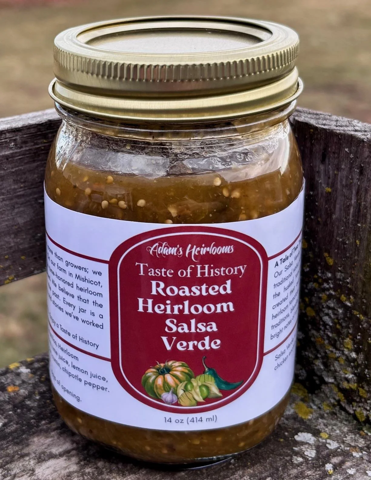 Roasted Heirloom Salsa Verde (14 oz)