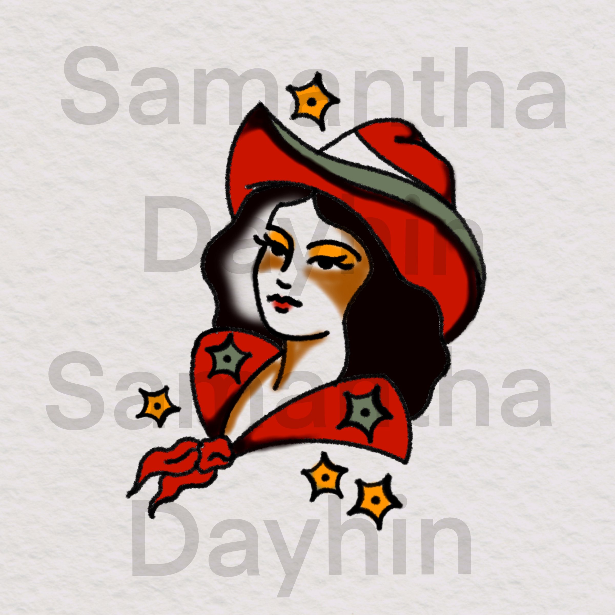 #116 Cowgirl 4.5" Min (Colour or B/G). Colours Flexible.
