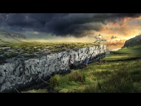 Farewell Europe (EU) - Digital Art Time-lapse