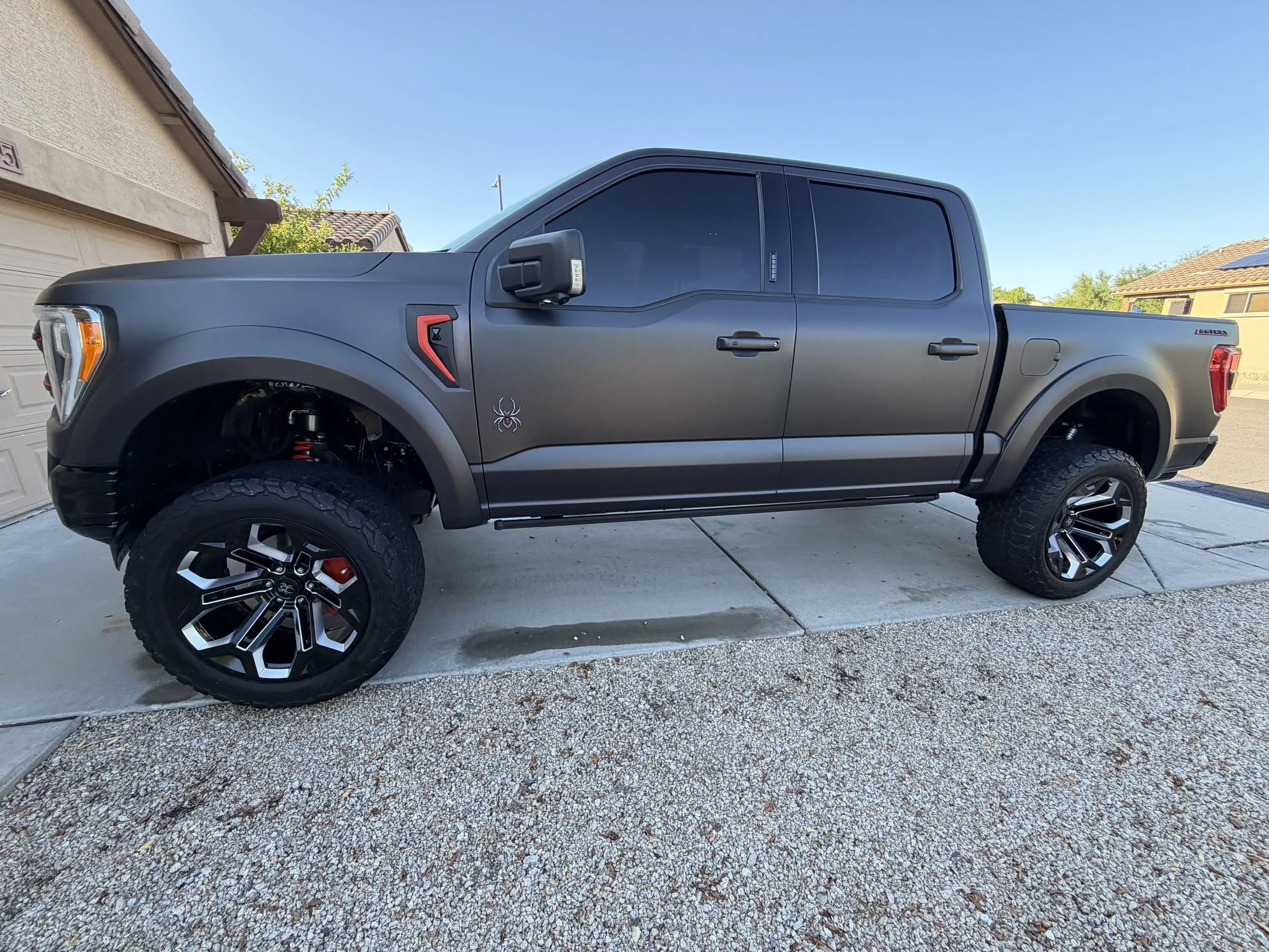 Matte finish F150 following complete detail in Buckeye, AZ