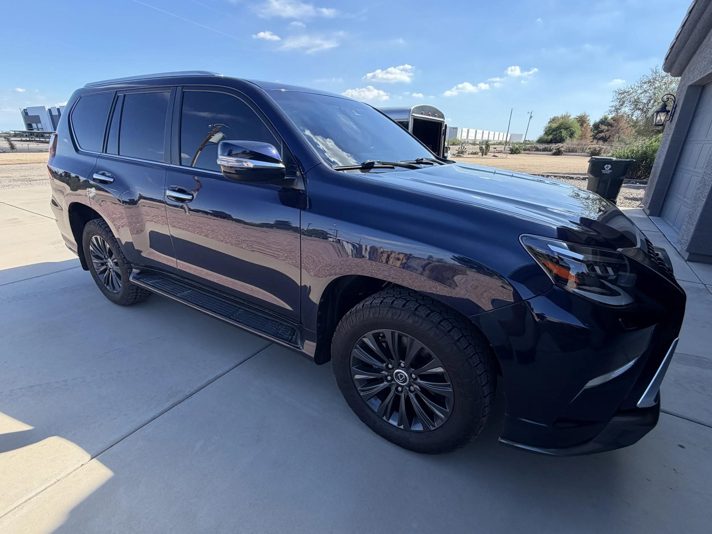 blue lexus suv following a complete detail for the maintenance detail plan in Waddell, AZ