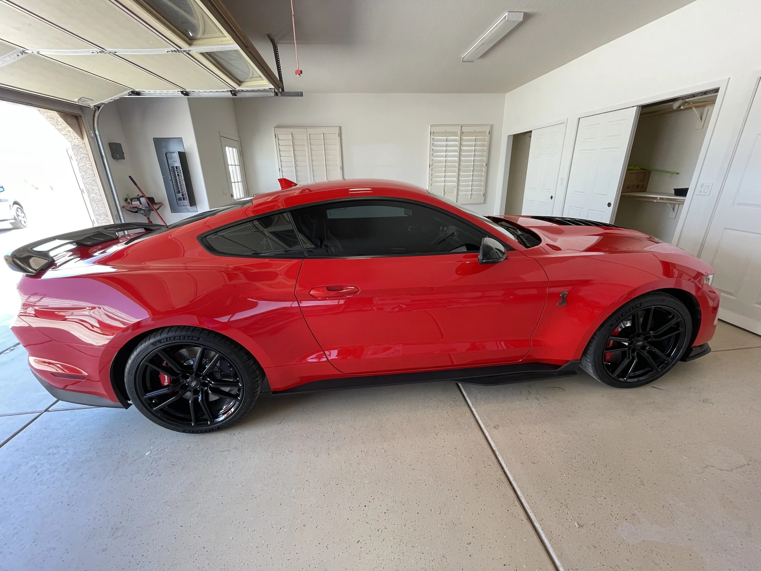 Shelby Mustang reflective paint finish after a routine vehicle maintenance wash in Buckeye AZ