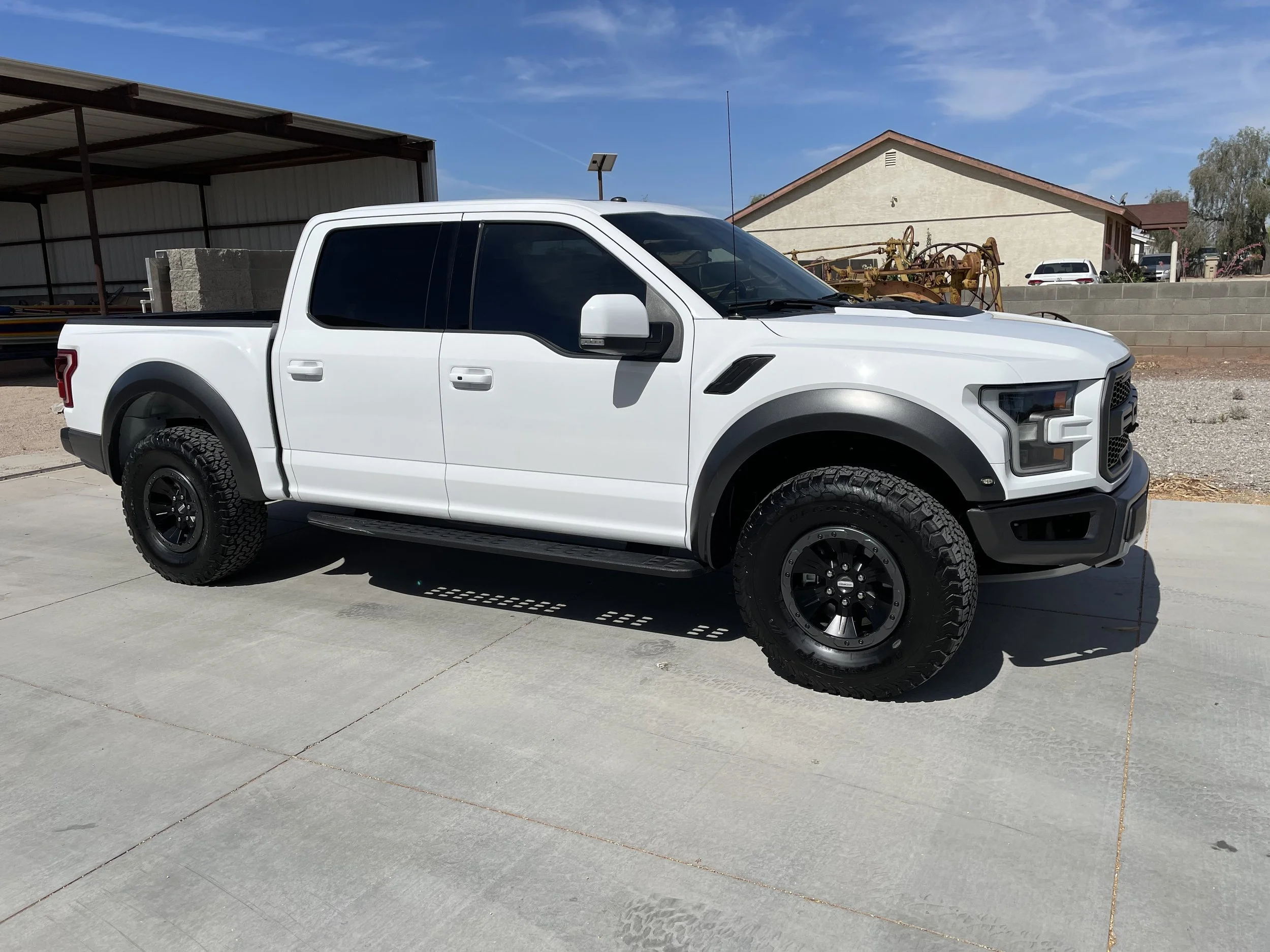 Raptor F150 following a complete detail shining in Buckeye, AZ