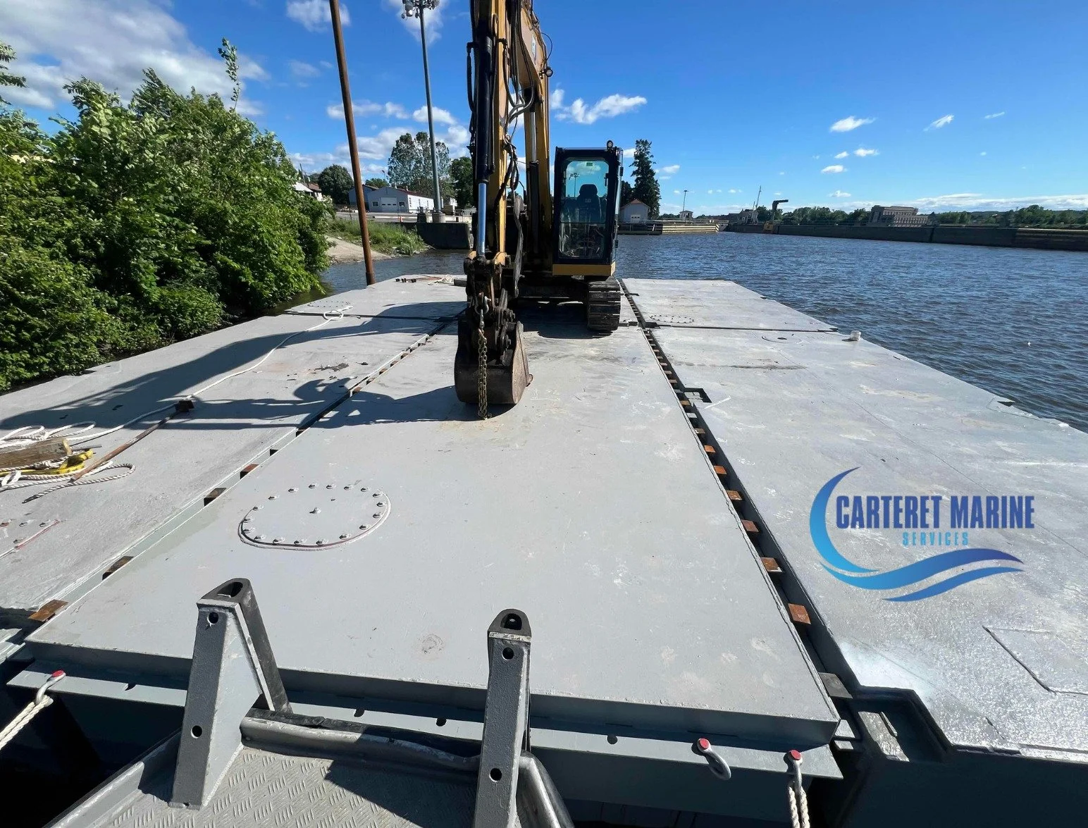🚧 Project Progress Update | Troy Lock (AFO) Mooring Pier 

Progress continues in Troy, NY the barge for the next phase of construction is splashed! Great teamwork and steady progress every step of the way!

#CarteretMarineServices #MarineConstructio
