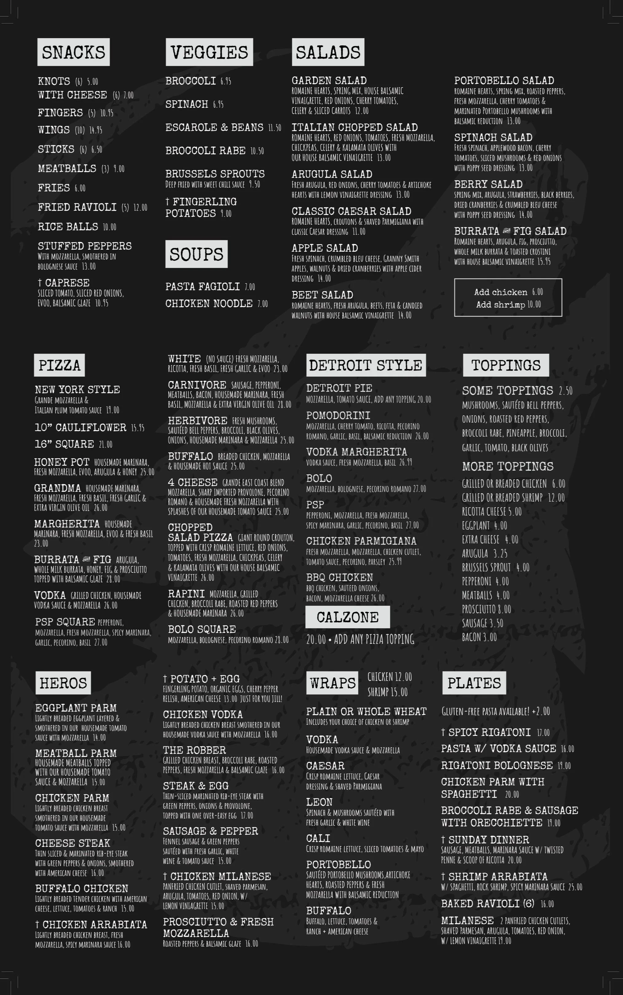 Menu — Lupo Pizzeria atelieryuwa.ciao.jp