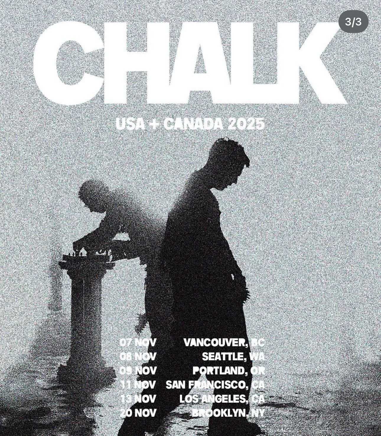 C H A L K 

It&rsquo;s been an incredible week for @chalkband 

The release of the new single &lsquo;Pain&rsquo; picking up a serious amount of editorials across the DSP&rsquo;s. 
Spins on @bbc6music @rte2fm @kexp and many more. 

Playing @belfastvit