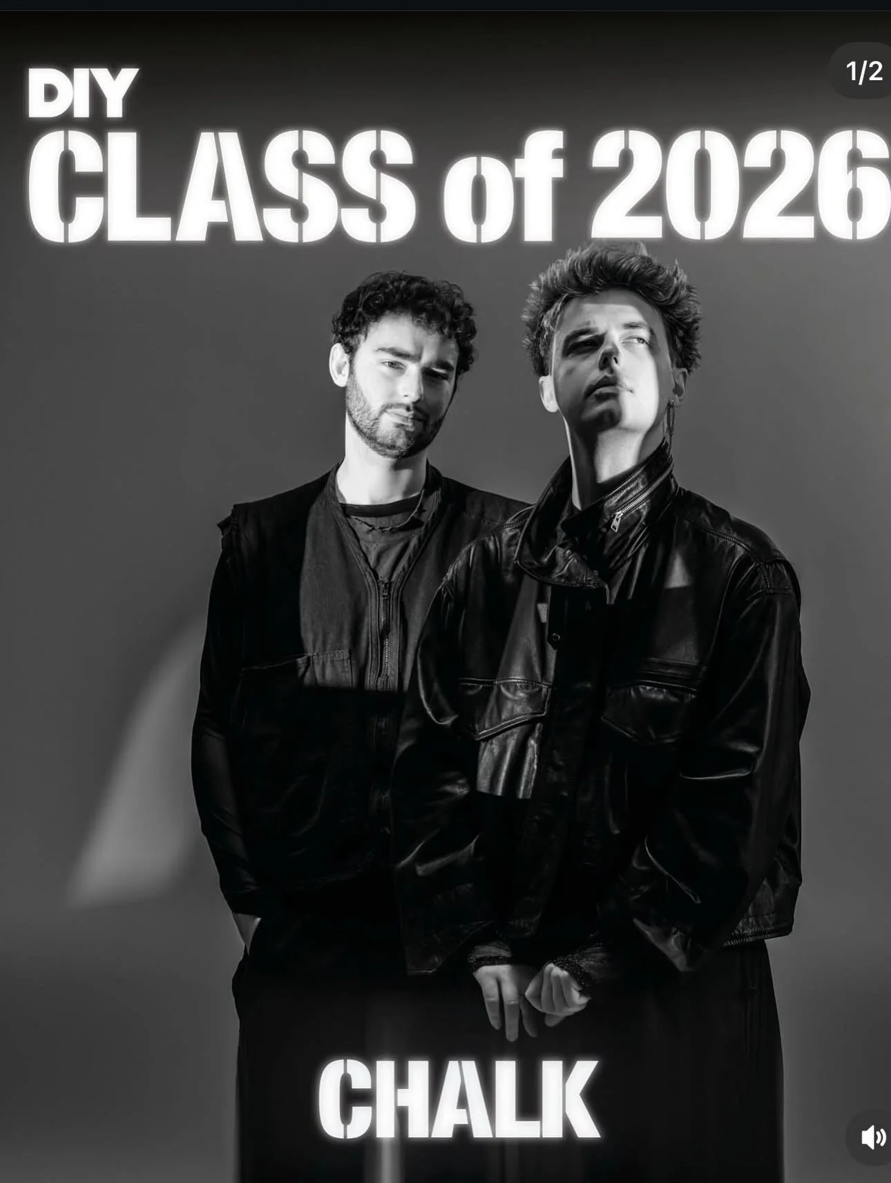C H A L K 

Where to begin with this one&hellip; infinite possibilities

Between playing @glastofest ,countless European festivals, their first Church @othervoiceslive, signing to @altermusic, selling out their first US tour, supporting heavyweights 