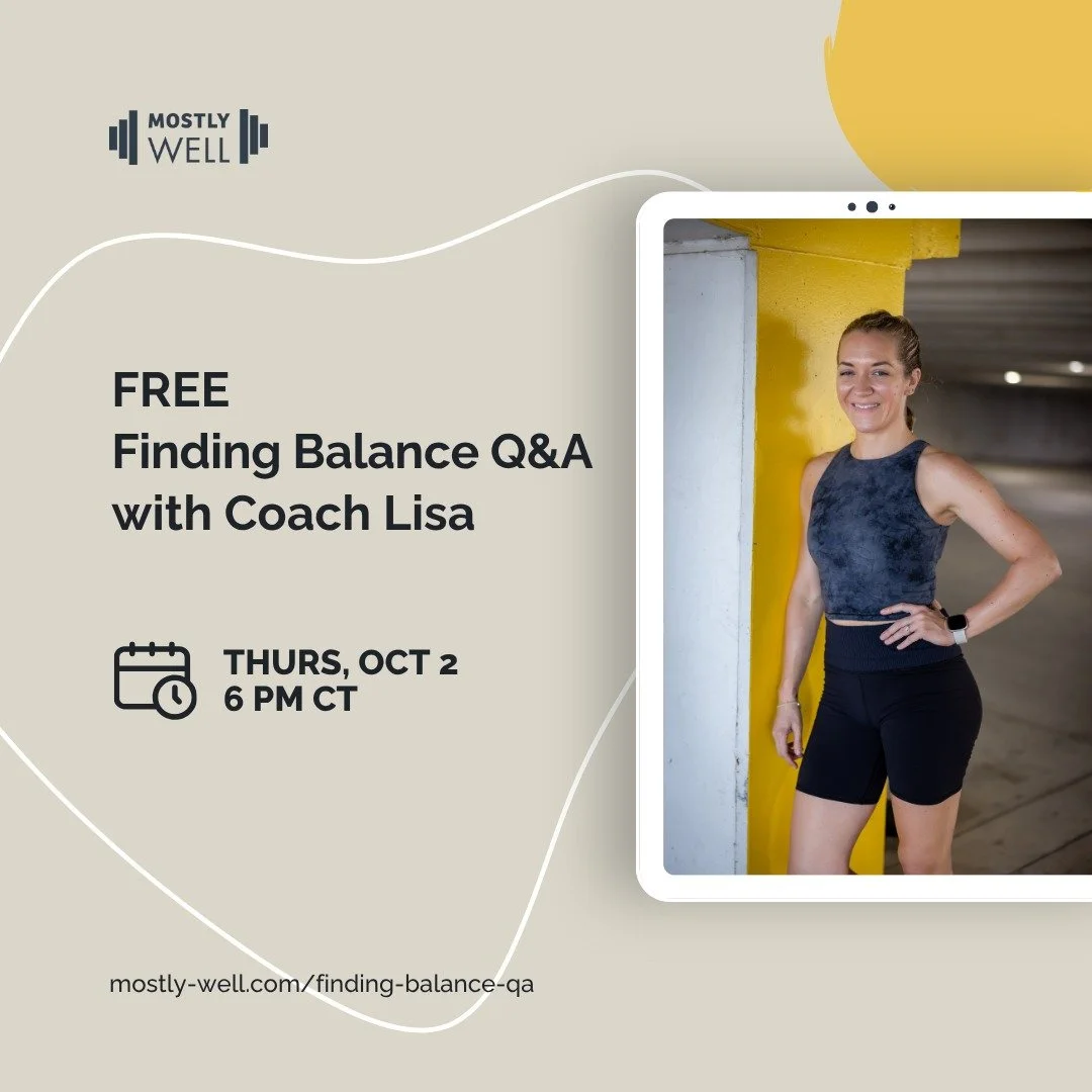 You've probably been seeing my other posts about my virtual retreat, Finding Balance.

I *really* think you deserve a weekend to focus on you, and come back to a place of calm and clarity ahead of the holiday season.

Plus, you can participate in the