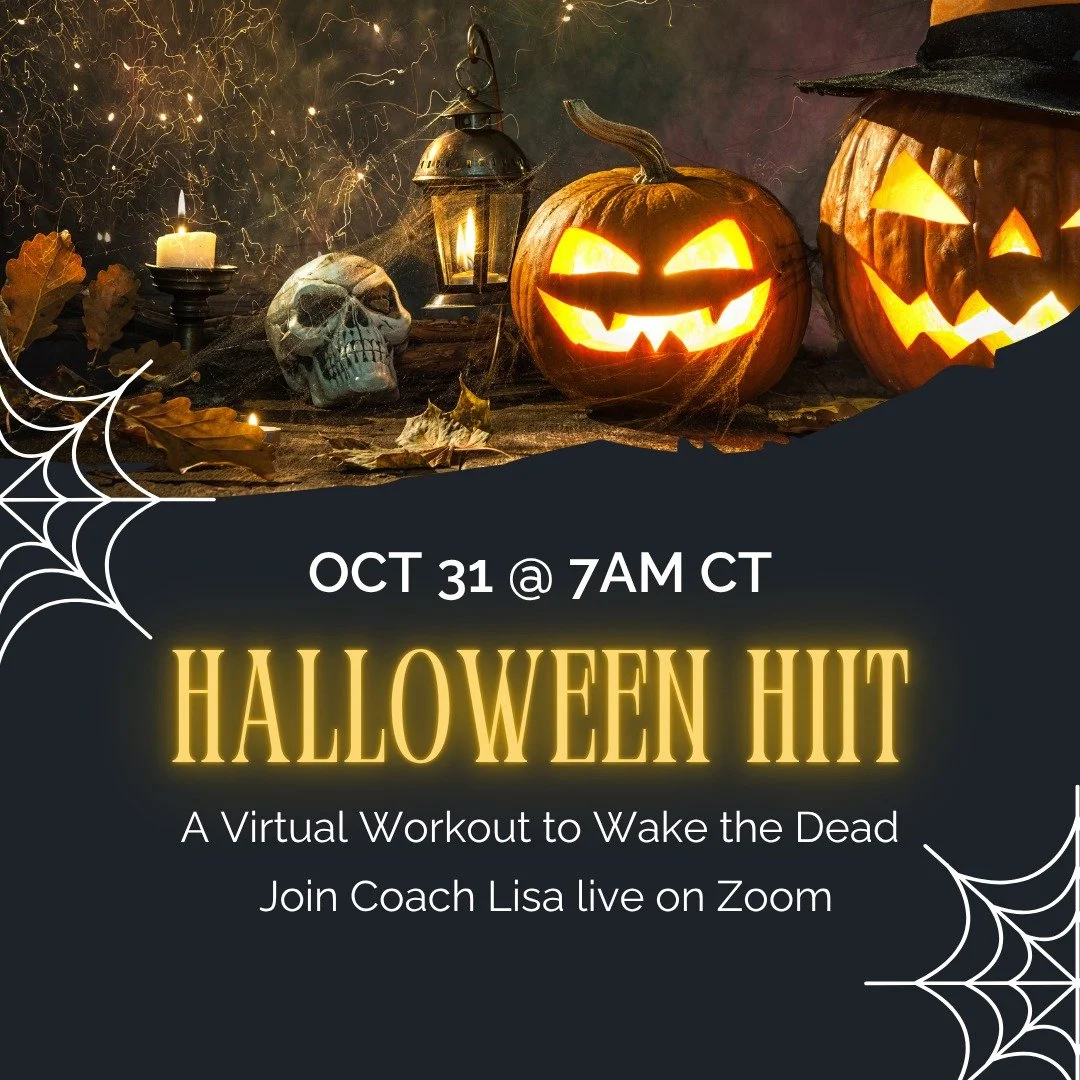 Same results. Half the time.

I mentioned I&rsquo;m hosting a live HIIT workout on Halloween morning, and anyone from anywhere can join.

If you&rsquo;re not familiar, HIIT stands for high-intensity interval training, where short bursts of intense ef