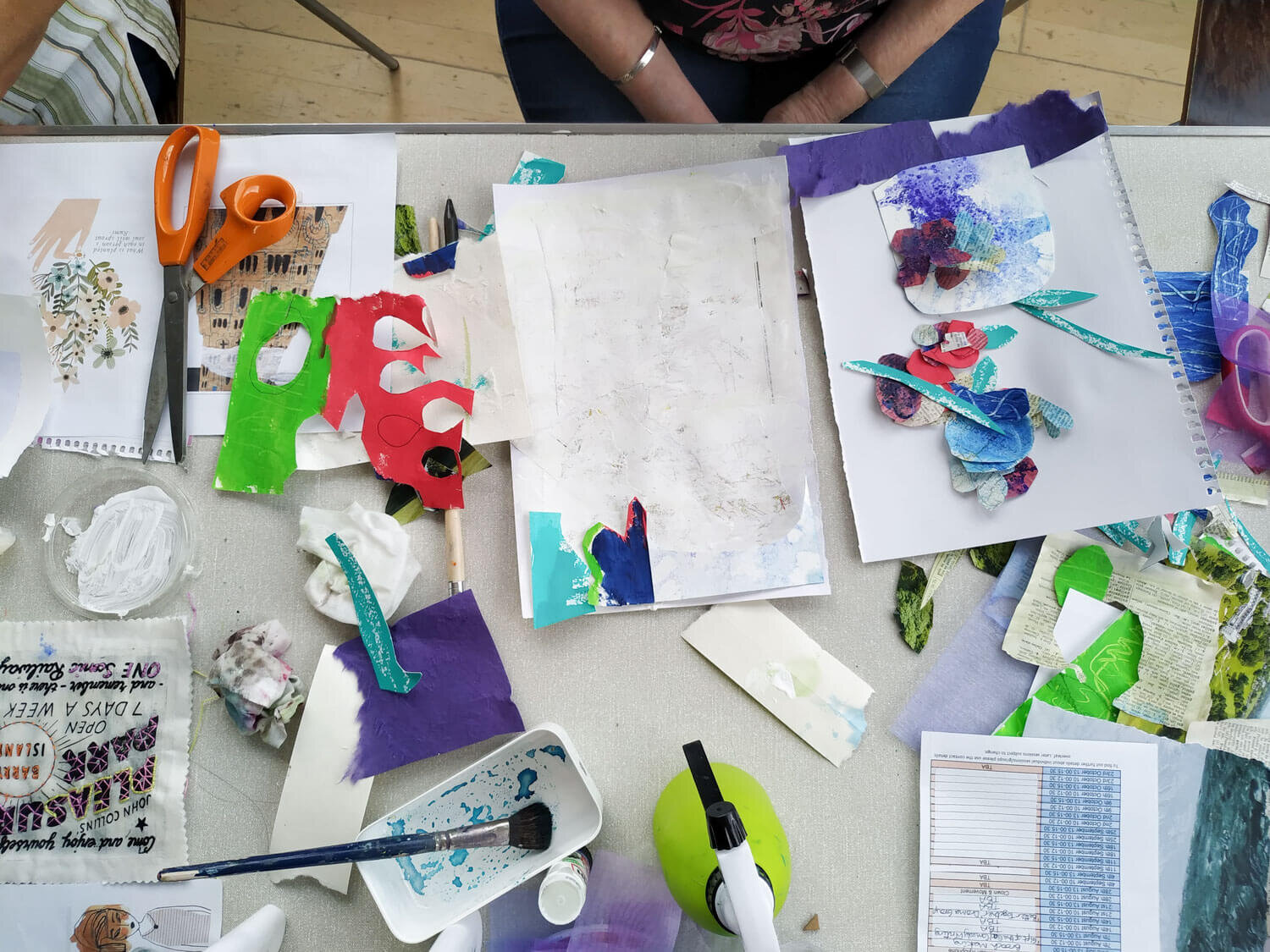 participant's collage