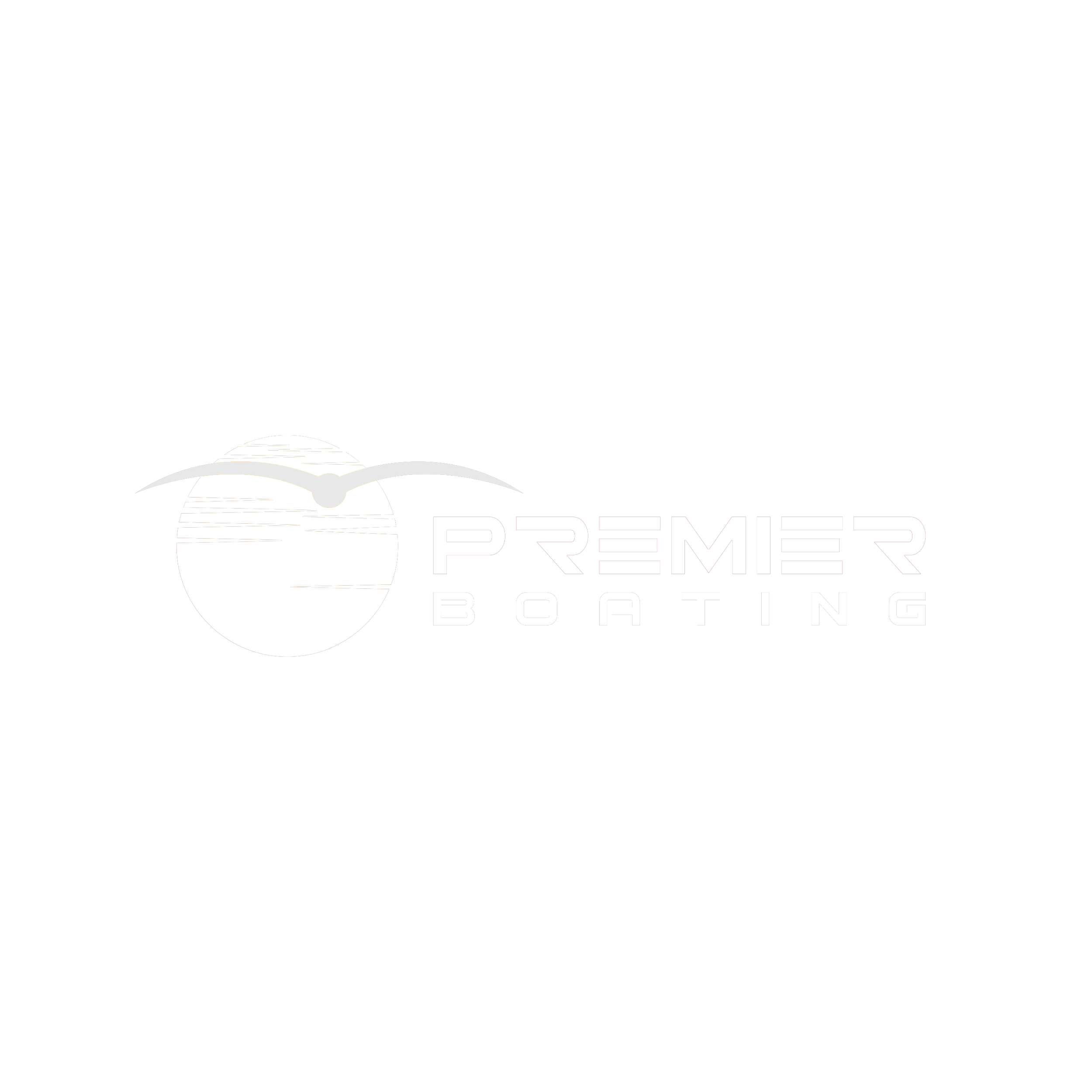 Logo for Premier Boating featuring stylized boat and the company name.
