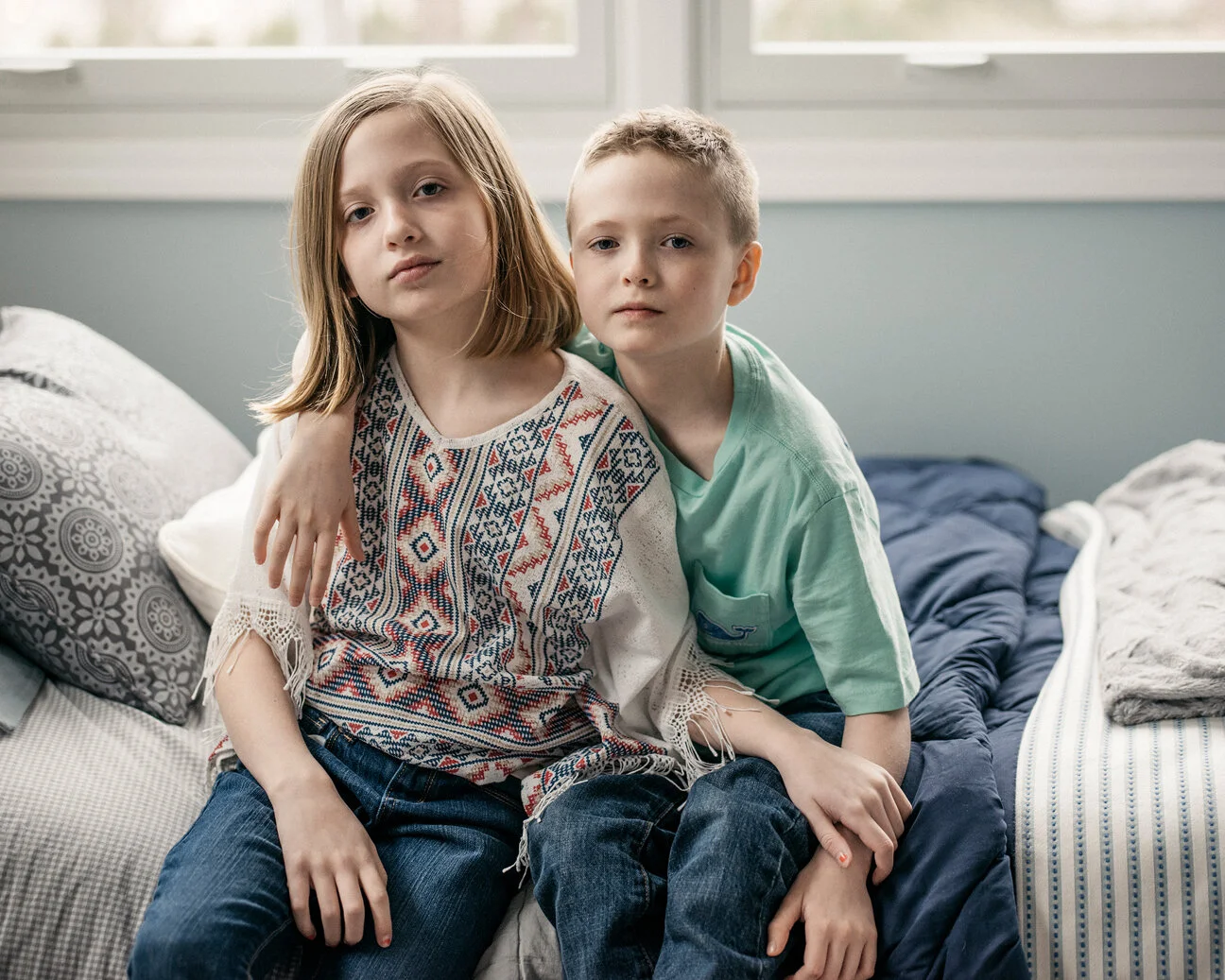 9 year old cis- and transgender twins, Northern, Illnois
