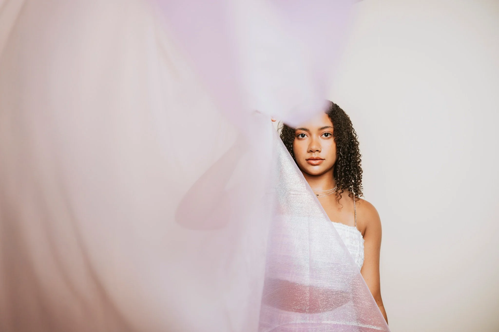 Styled senior portrait outfit photographed in Sacramento for a senior couture session