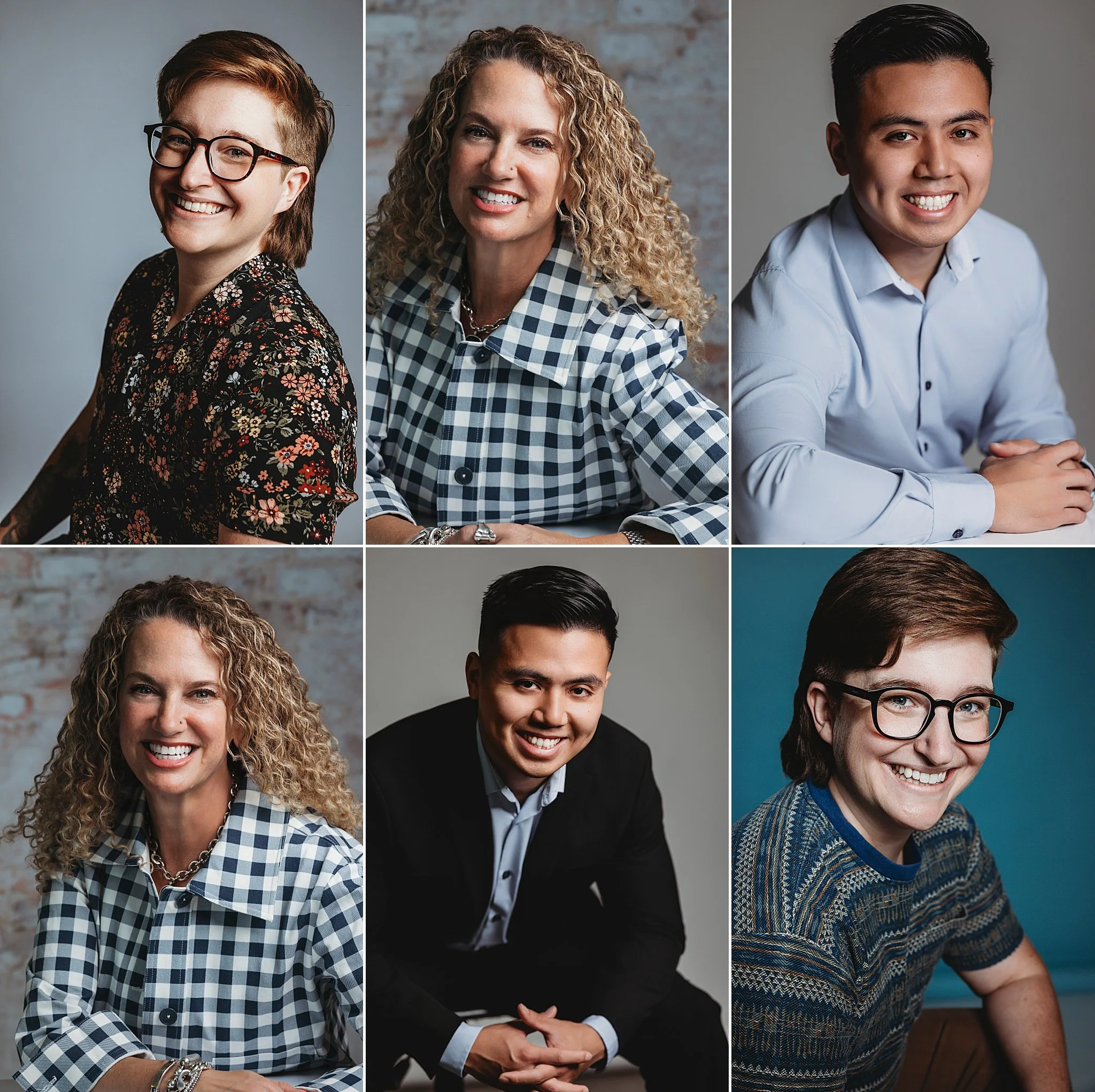 A collection of magazine worthy, natural, and dynamic Headshots from our special Headshot Day.