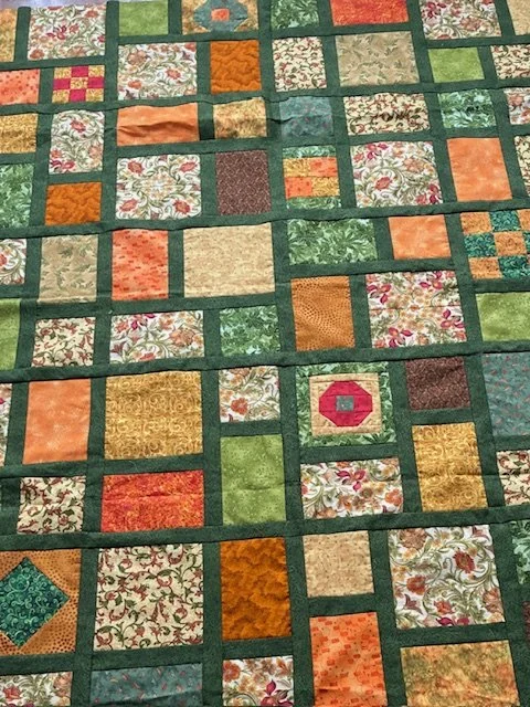 Green and orange tile quilt.jpeg