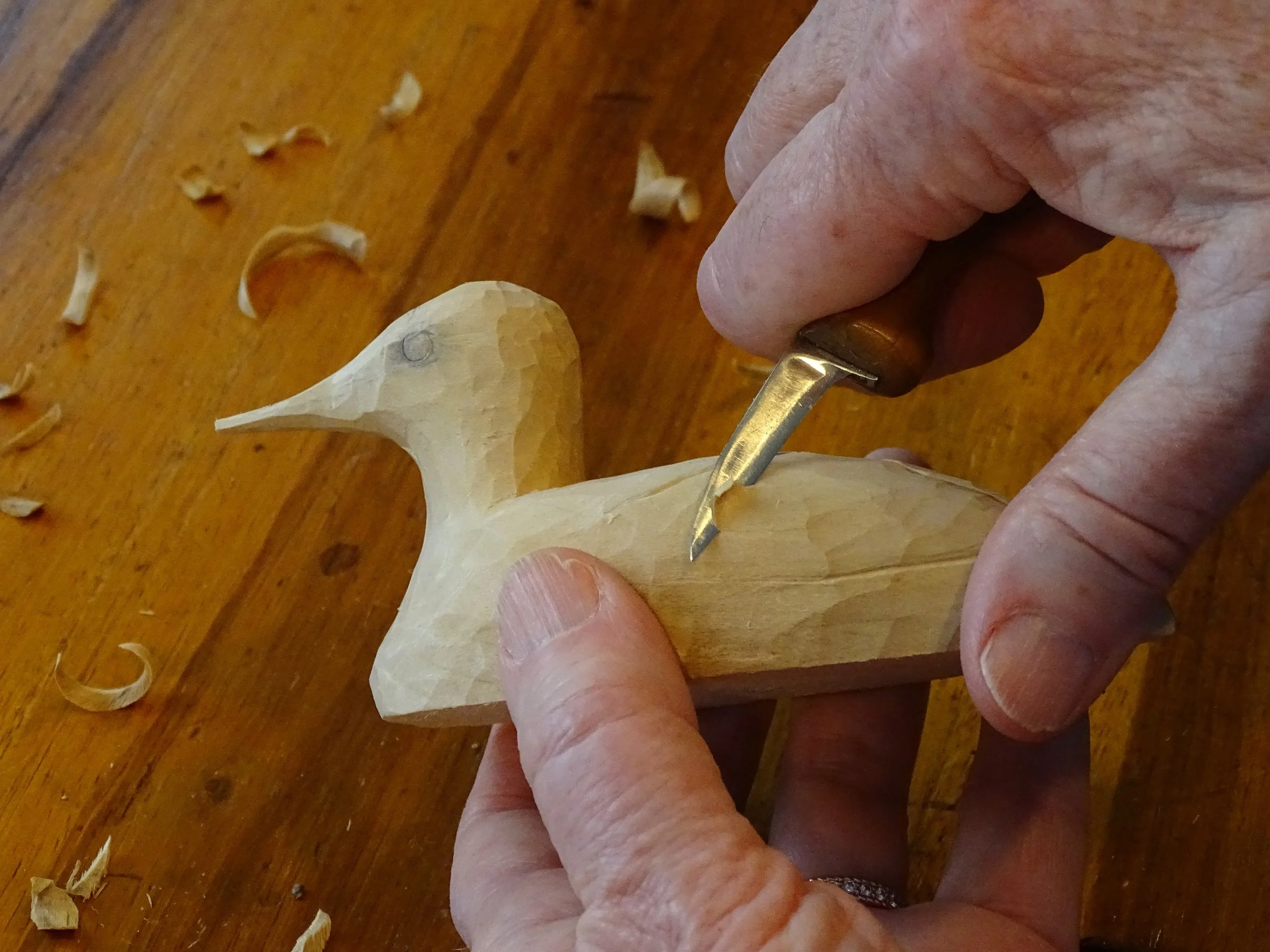 Traditional Arts Demonstration: Woodcarving with Rick and Ellen Bütz 