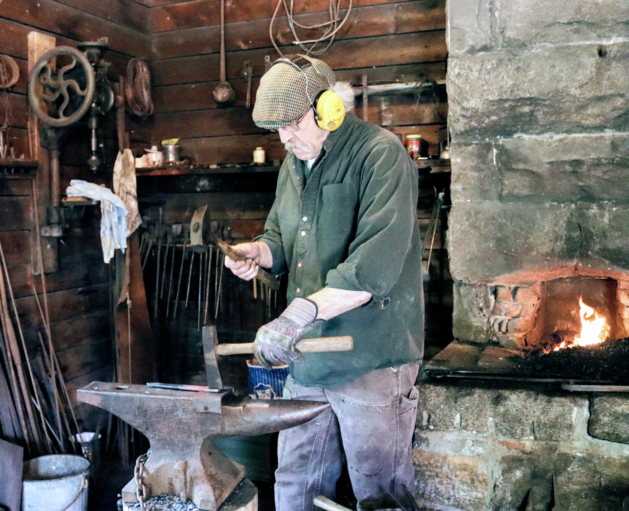 Traditional Arts Demonstration: Blacksmithing with David Woodward 
