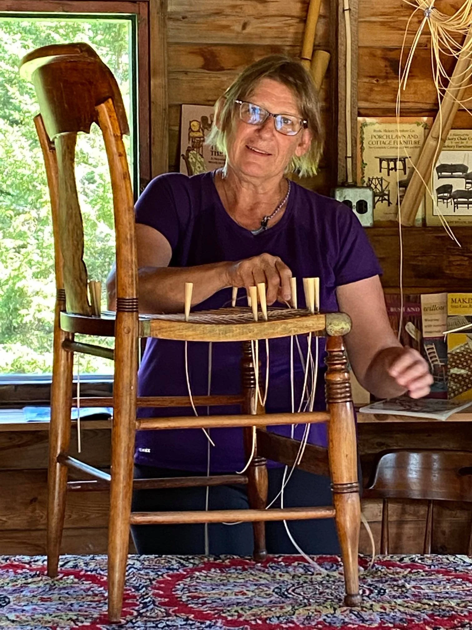 Traditional Arts Demonstration: Chair Caning with Chris Hubbard