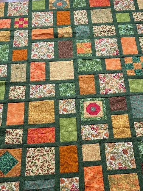 Green and orange tile quilt.jpeg