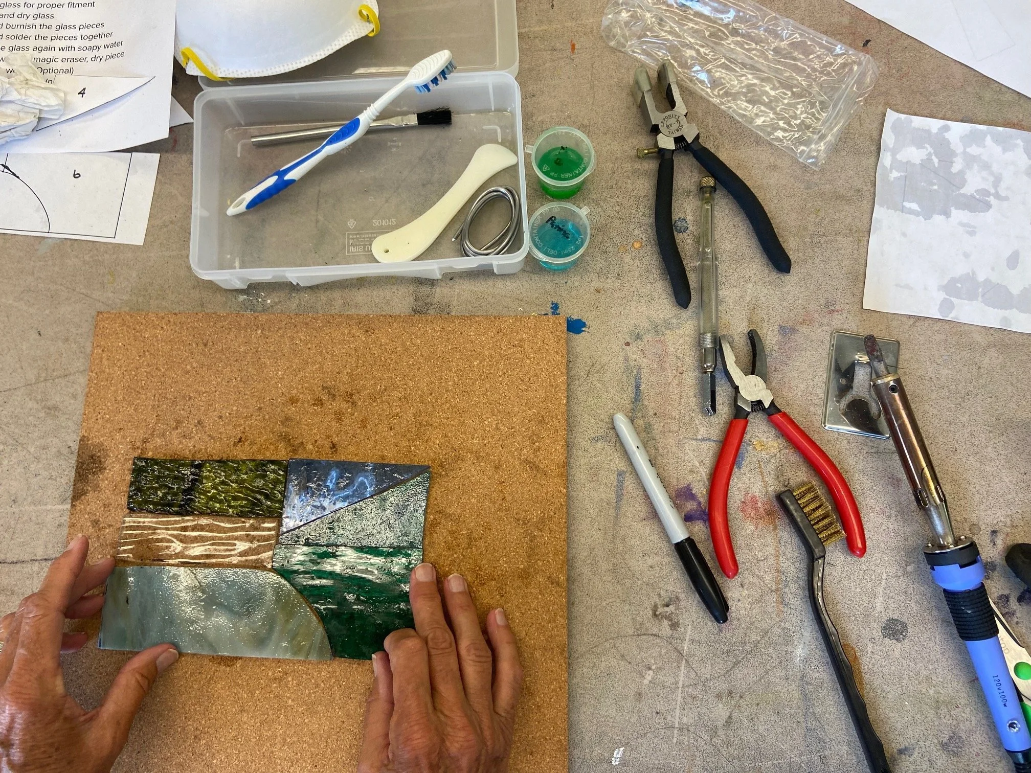 Intro to Stained Glass Workshop | Overnight Program &amp; Commuter Pass