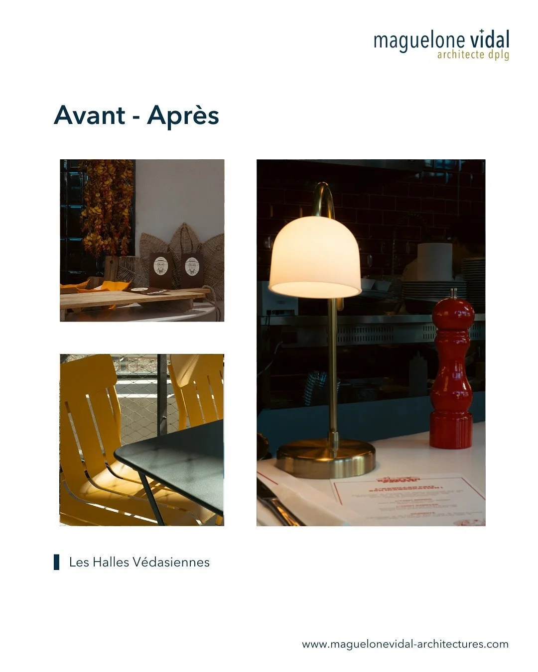 D&eacute;couvrez la transformation int&eacute;rieure des Halles V&eacute;dasiennes en photos. 📸