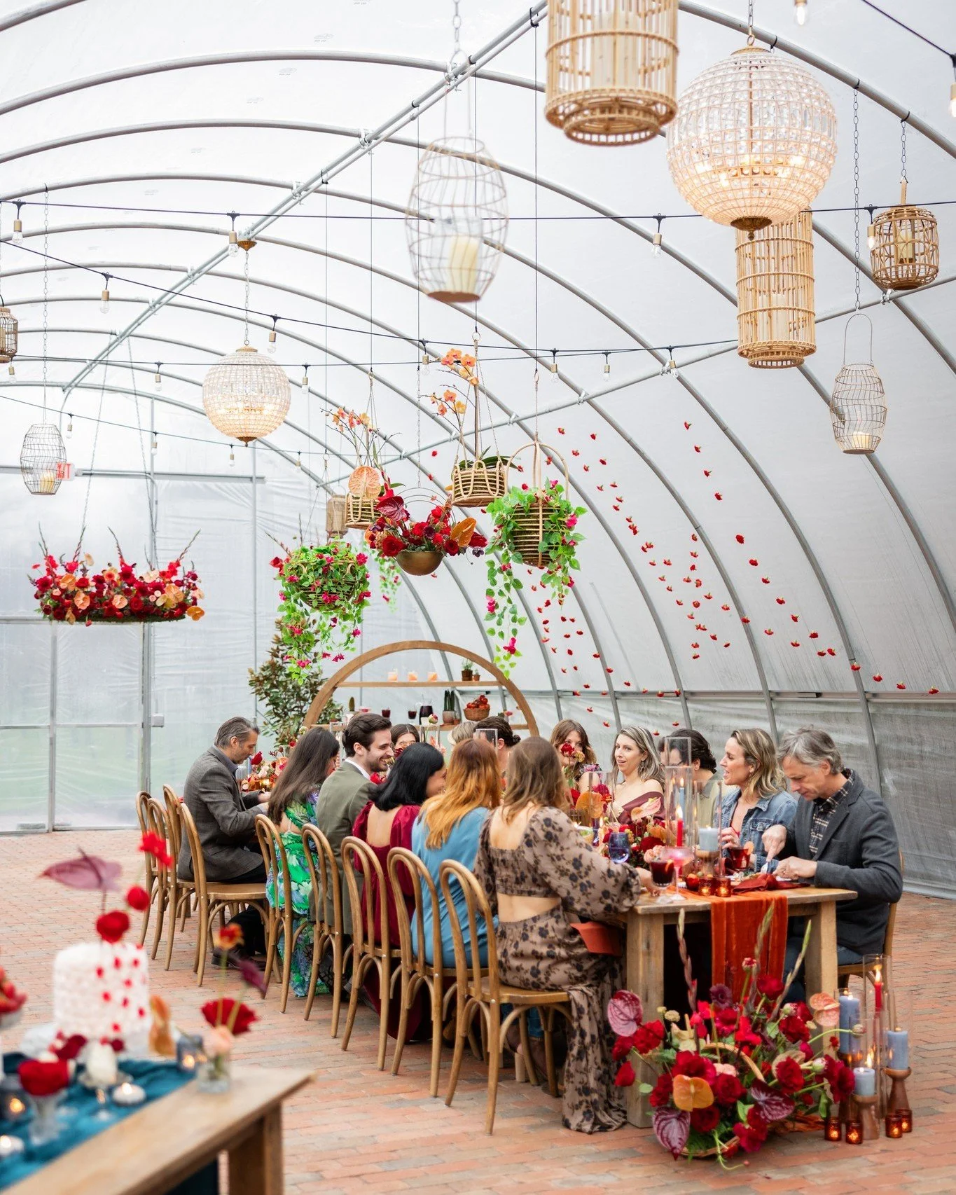 🍽️ Here’s a peek inside our Greenhouse when it comes alive for dinner! Glowing candles, good company, and a touch of that signature Farm on Main magic.
On October 22nd, this space will be transformed once again for An Italian Evening: featuri