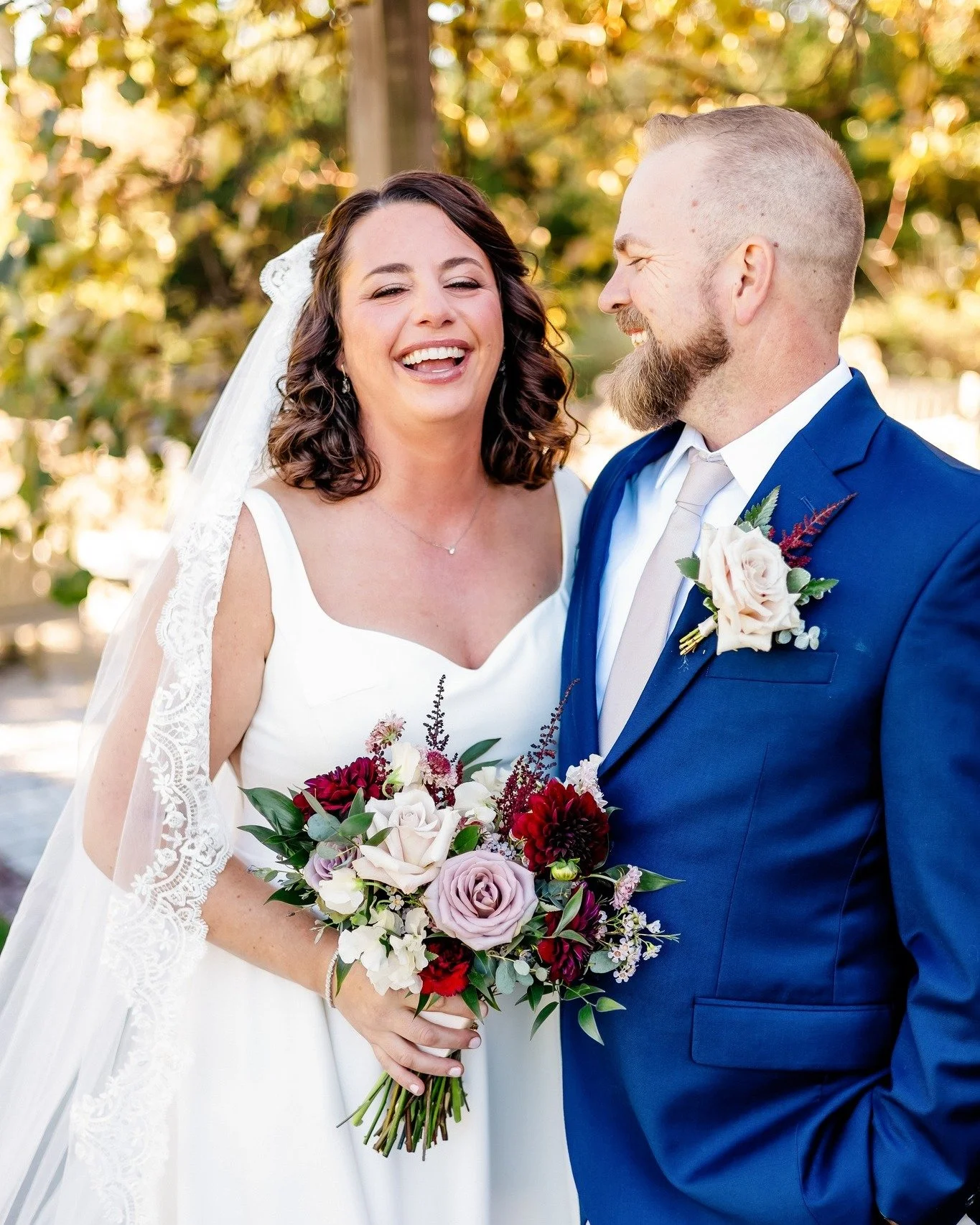 If joy had spokespeople, it might be Jennifer and Dustin. Honestly, they&rsquo;re one of the happiest couples to ever get married here, and you can see it in every candid.

📸 Photographer | @kevinandalyphotography 
💐 Florist | @wildflowerfarmfloral