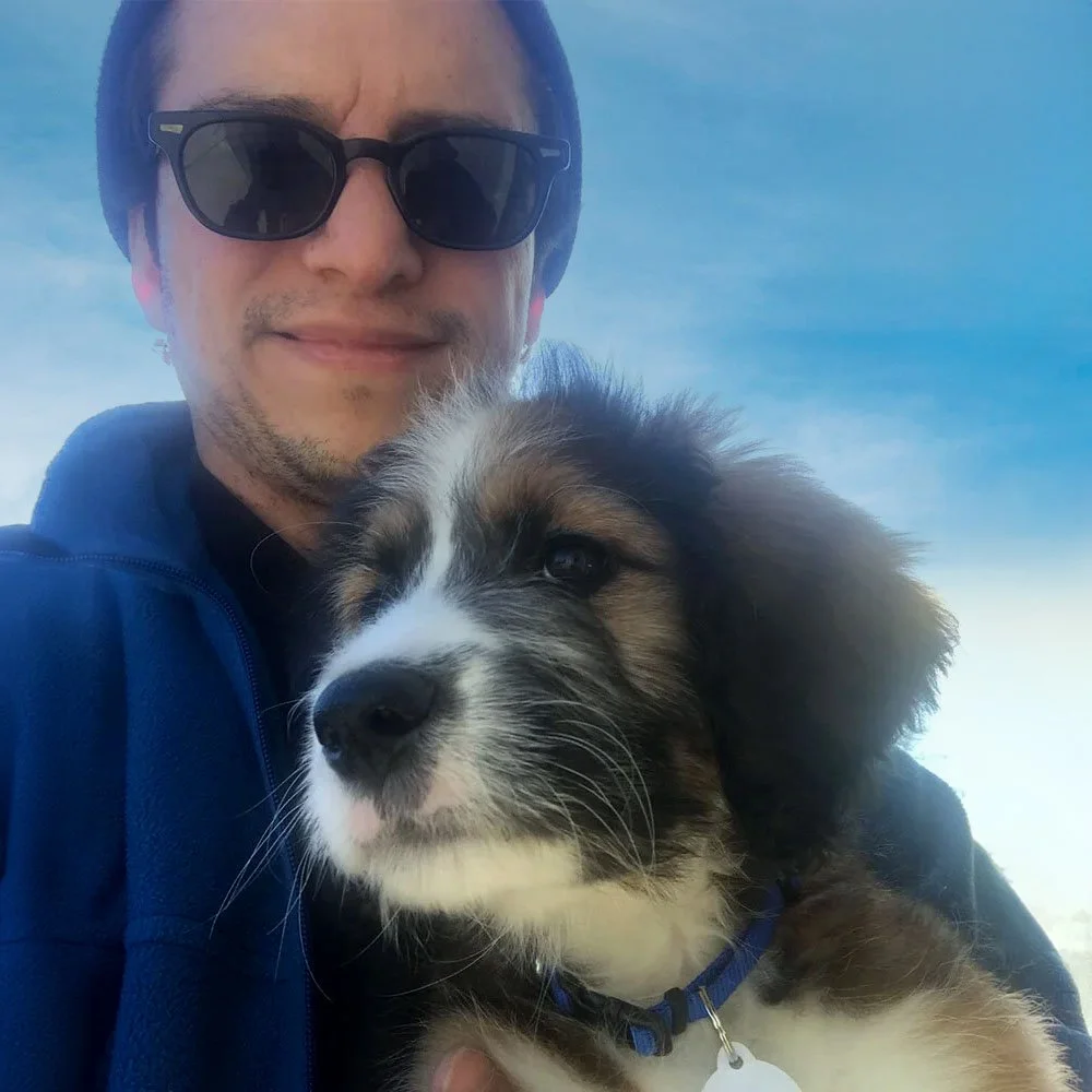 Image of Fernando with his dog