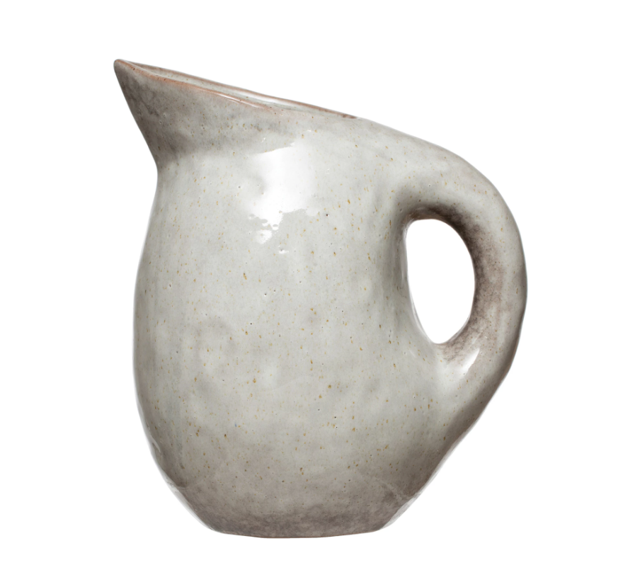 Glazed Stone Pitcher