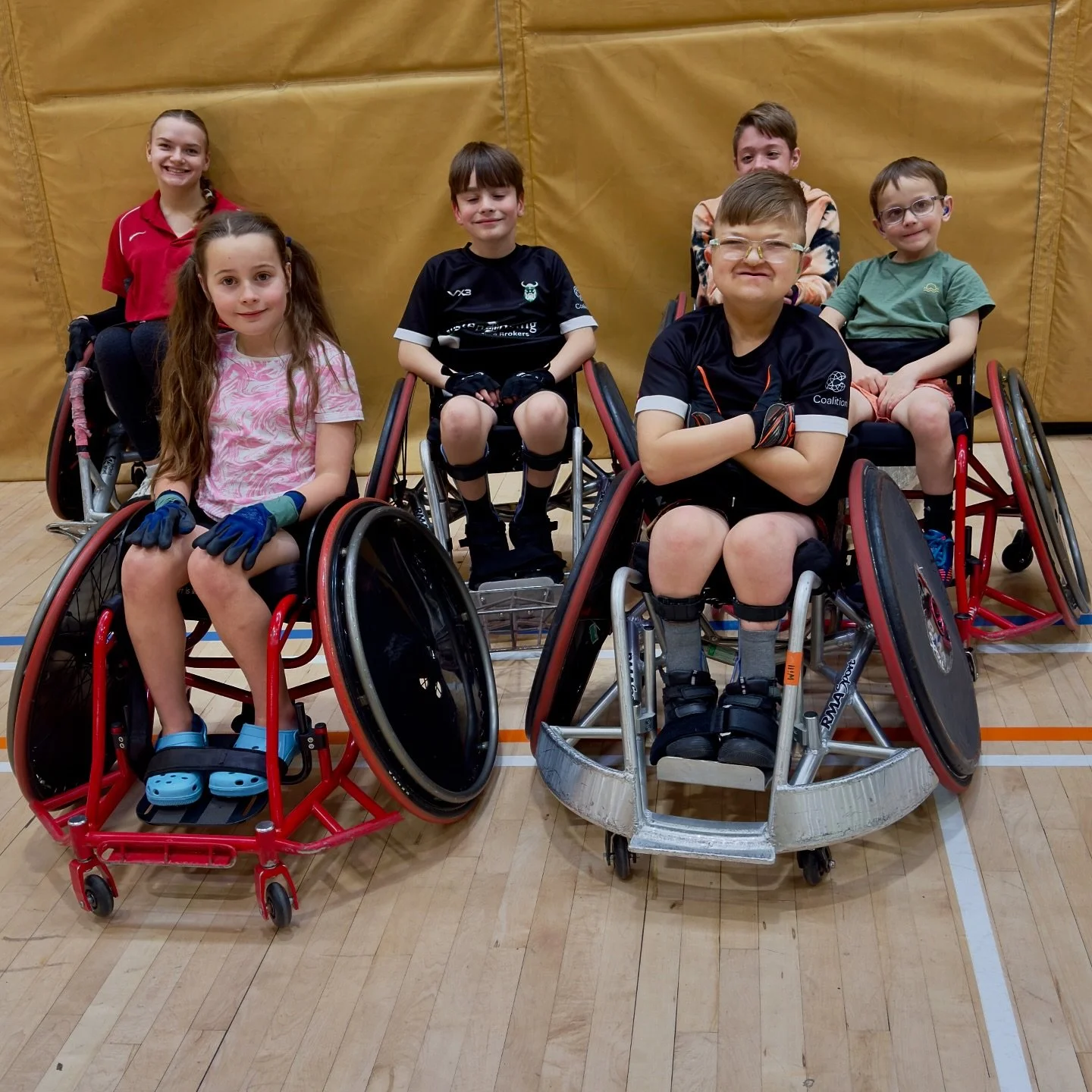 The Baby Barbarians‼️ 
Join Our Family, The Wheelchair Rugby Family!
Anyone with a #PhysicalDisability can play whether it is seen or not. 
We cater for Adults and Juniors!
The Barbarians are a friendly and inclusive club drawing players from all