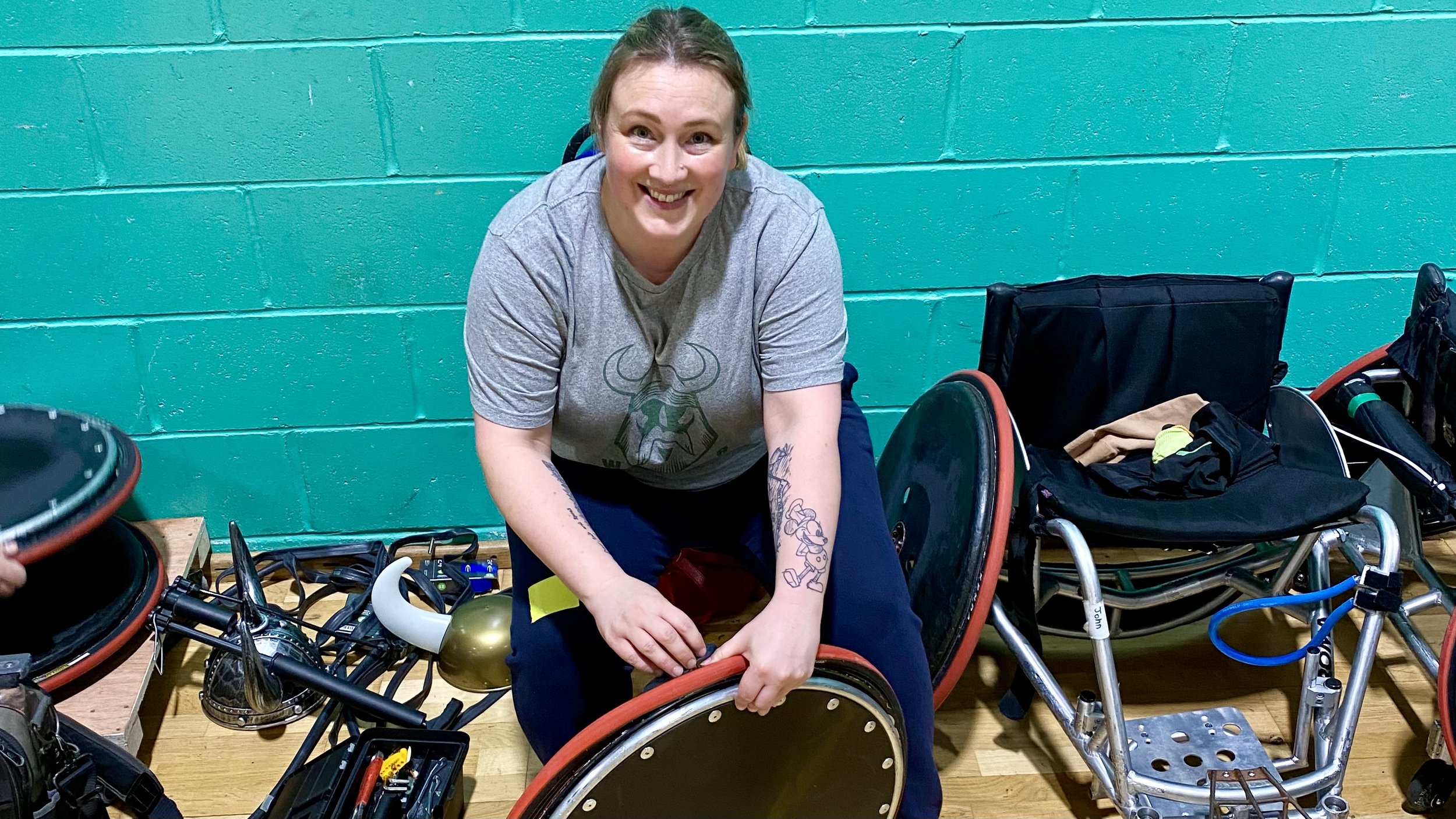 NEB Shazza wheelchair technician.JPG