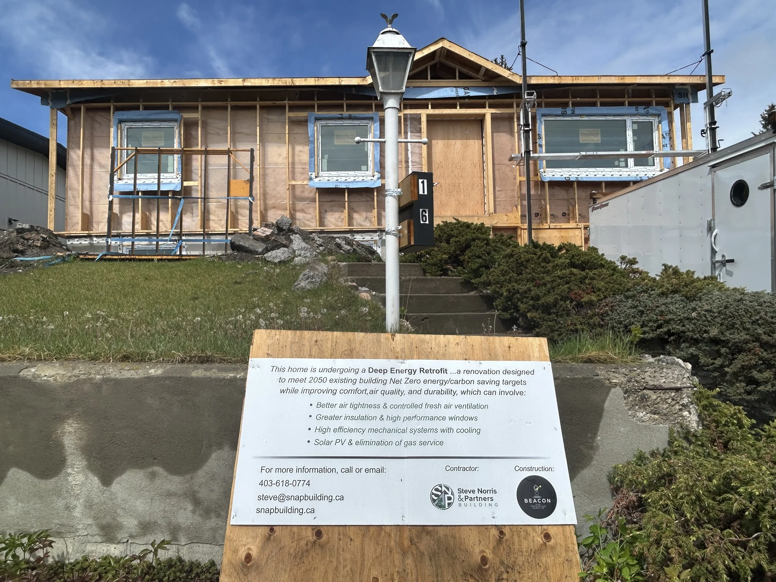 St. Andrews Full Exterior &amp; Interior Net Zero Retrofit, Renovation, &amp; Garage Build