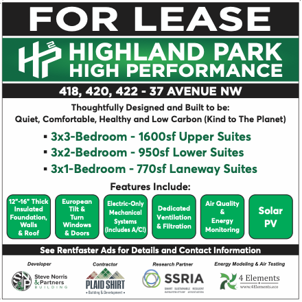 Highland Park High Performance Rental Units are here!