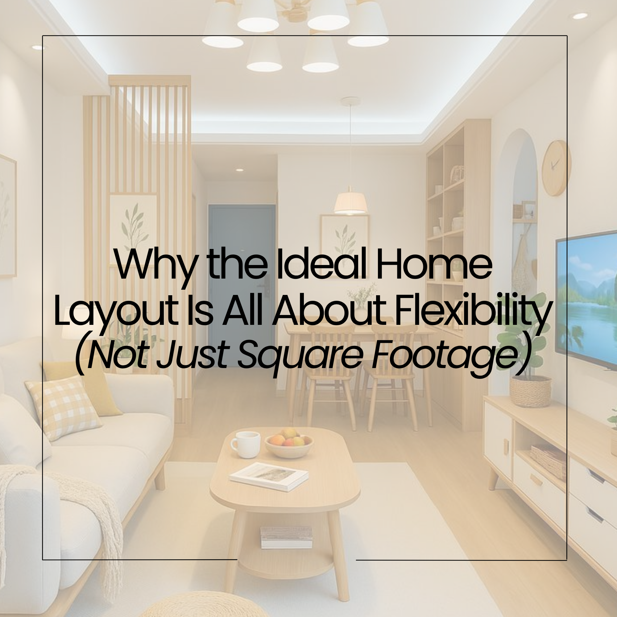 Why the Ideal Home Layout Is All About Flexibility (Not Just Square Footage)