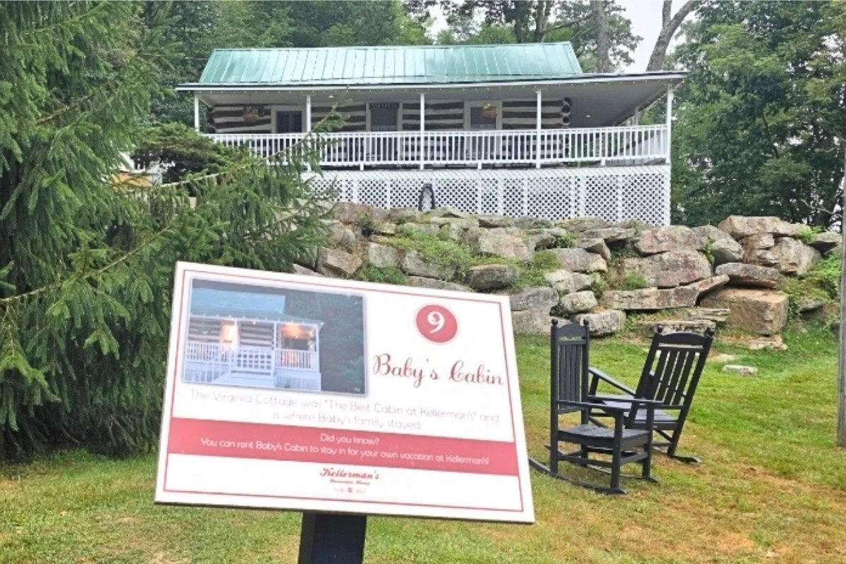 Baby’s cabin from Dirty Dancing at Mountain Lake Lodge