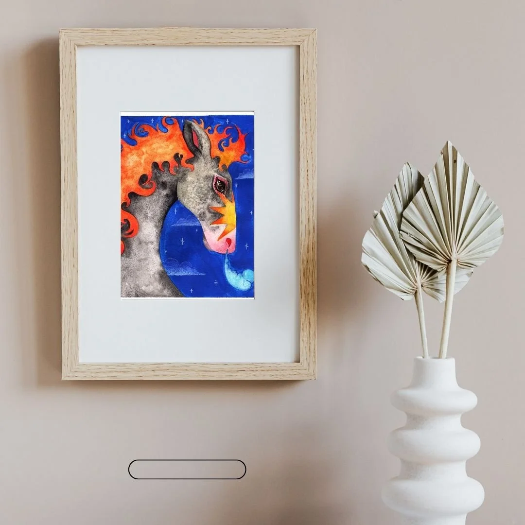 Fire Horse Painting