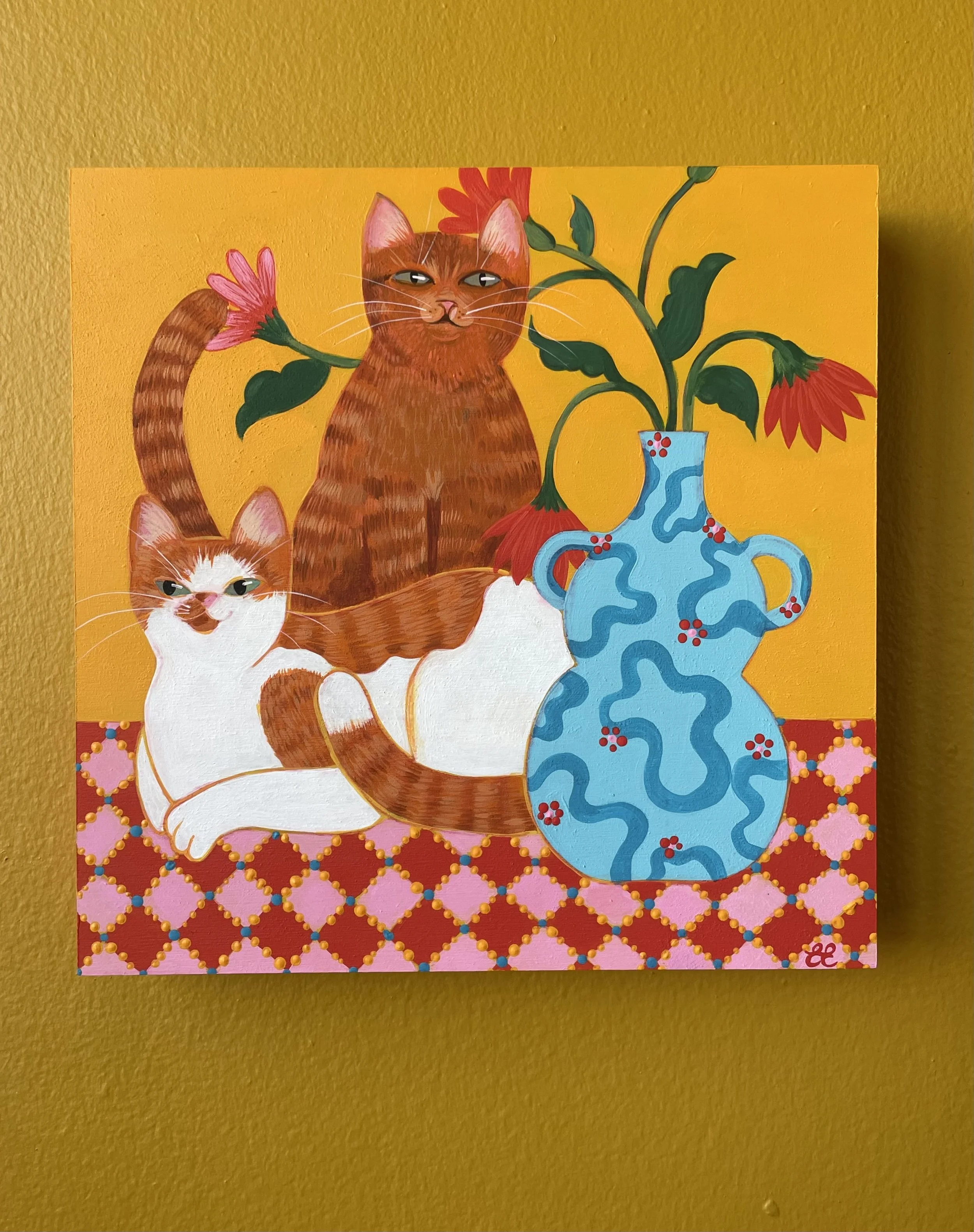 Custom Illustrative Pet Portrait 6"x6"